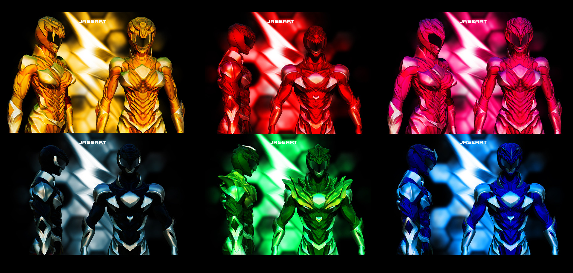 ArtStation - The Power Rangers