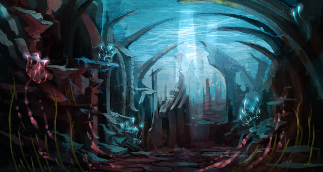 Underwater Ruin - Commissioned Work
