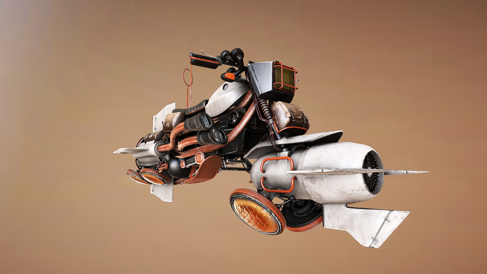 Hoverbike дизельпанк