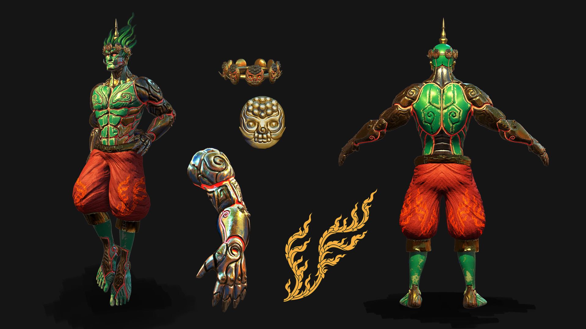 Artstation Thotsakan Ravana Woradon Narasettekun