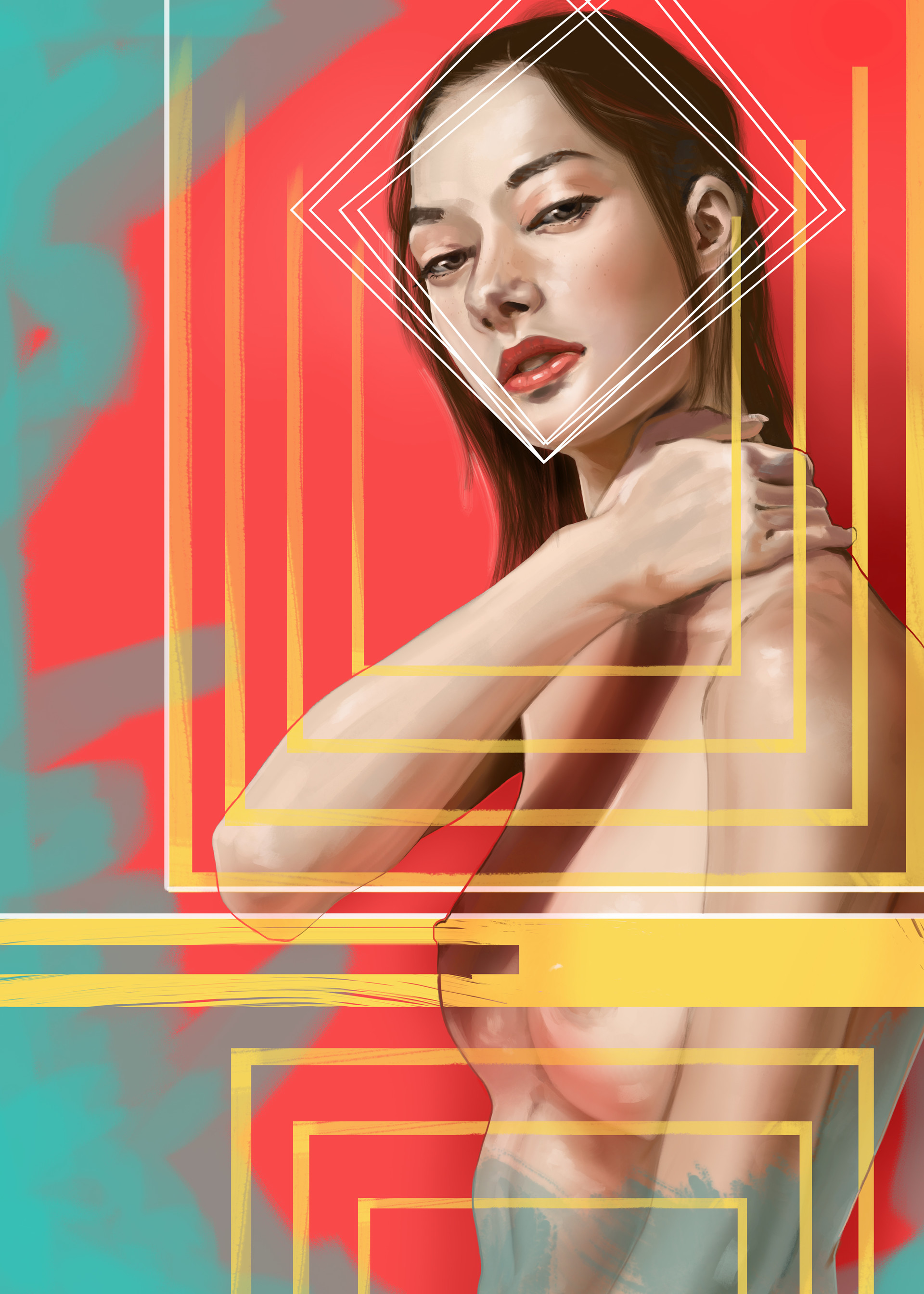 Wilder Marinics Abstract Figure Study