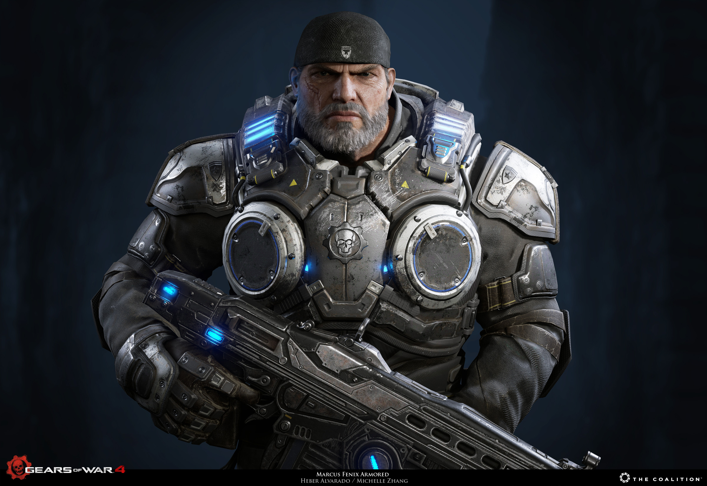 ArtStation - Marcus Fenix - Gears of war 4, Heber Alvarado