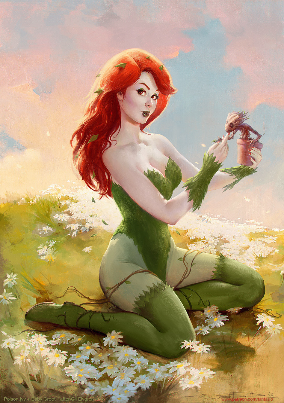 Poison Ivy &amp; Byby Groot