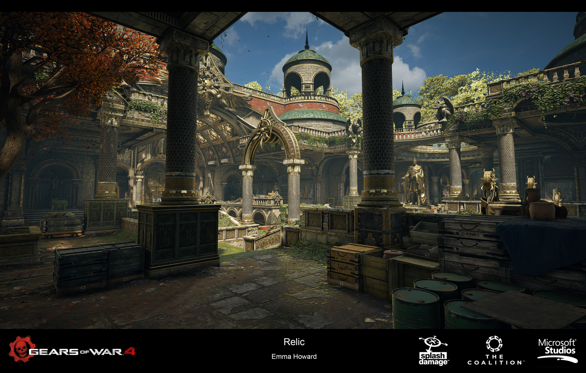 Get An Overview Of GEARS OF WAR 4's Sweet Looking Multiplayer Map Relic —  GameTyrant