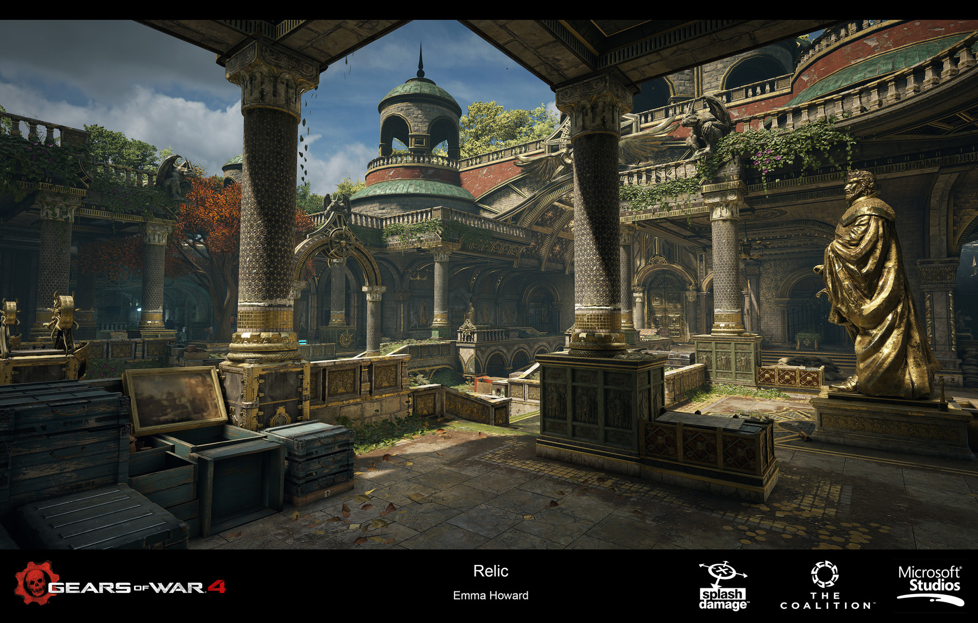 Get An Overview Of GEARS OF WAR 4's Sweet Looking Multiplayer Map Relic —  GameTyrant