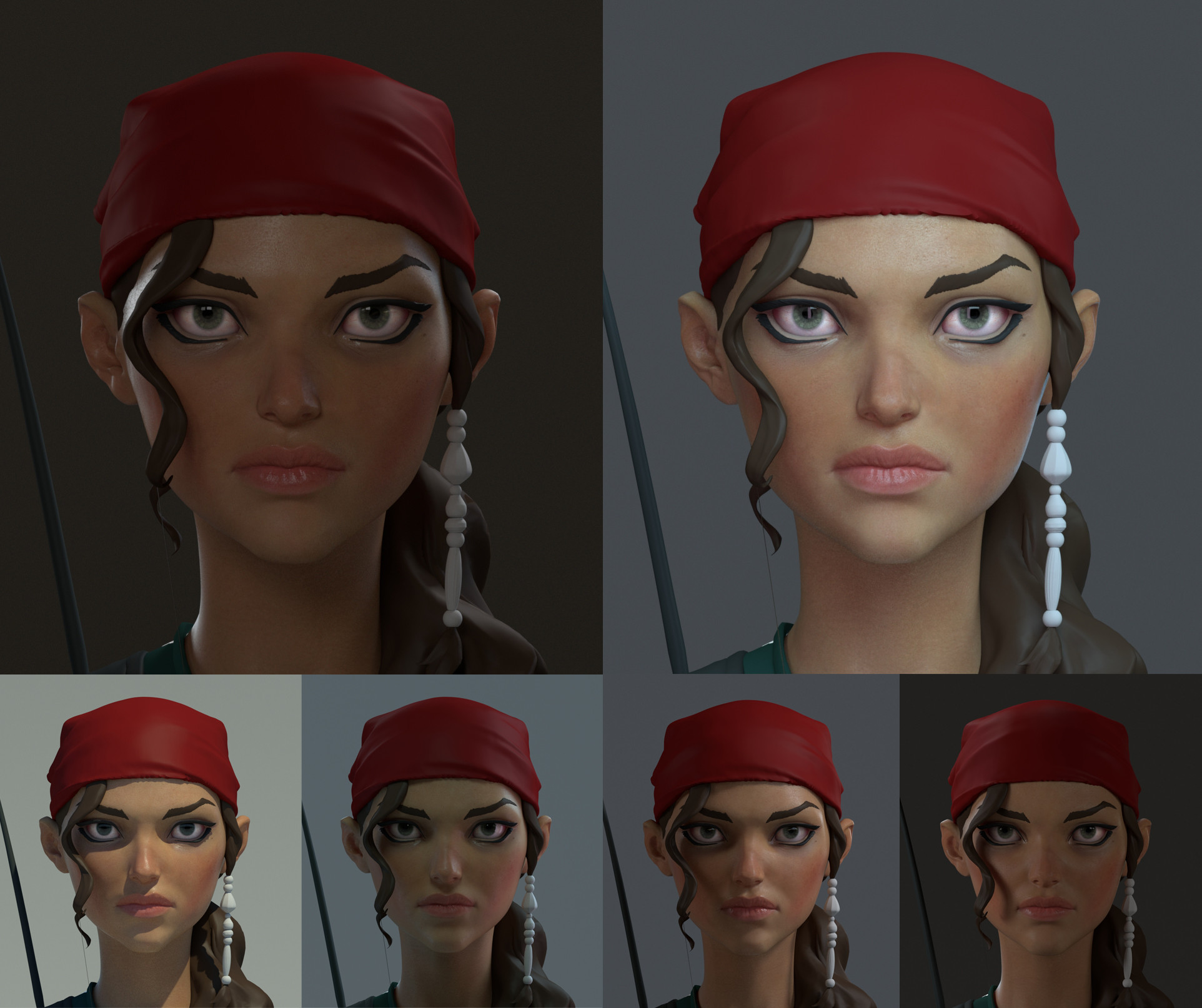 lookdev wip - lighting conditions