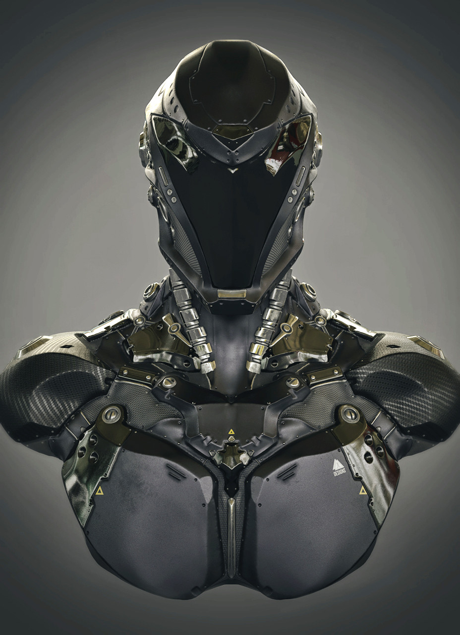 Artstation Sci Fi Speedster Bust James Lin