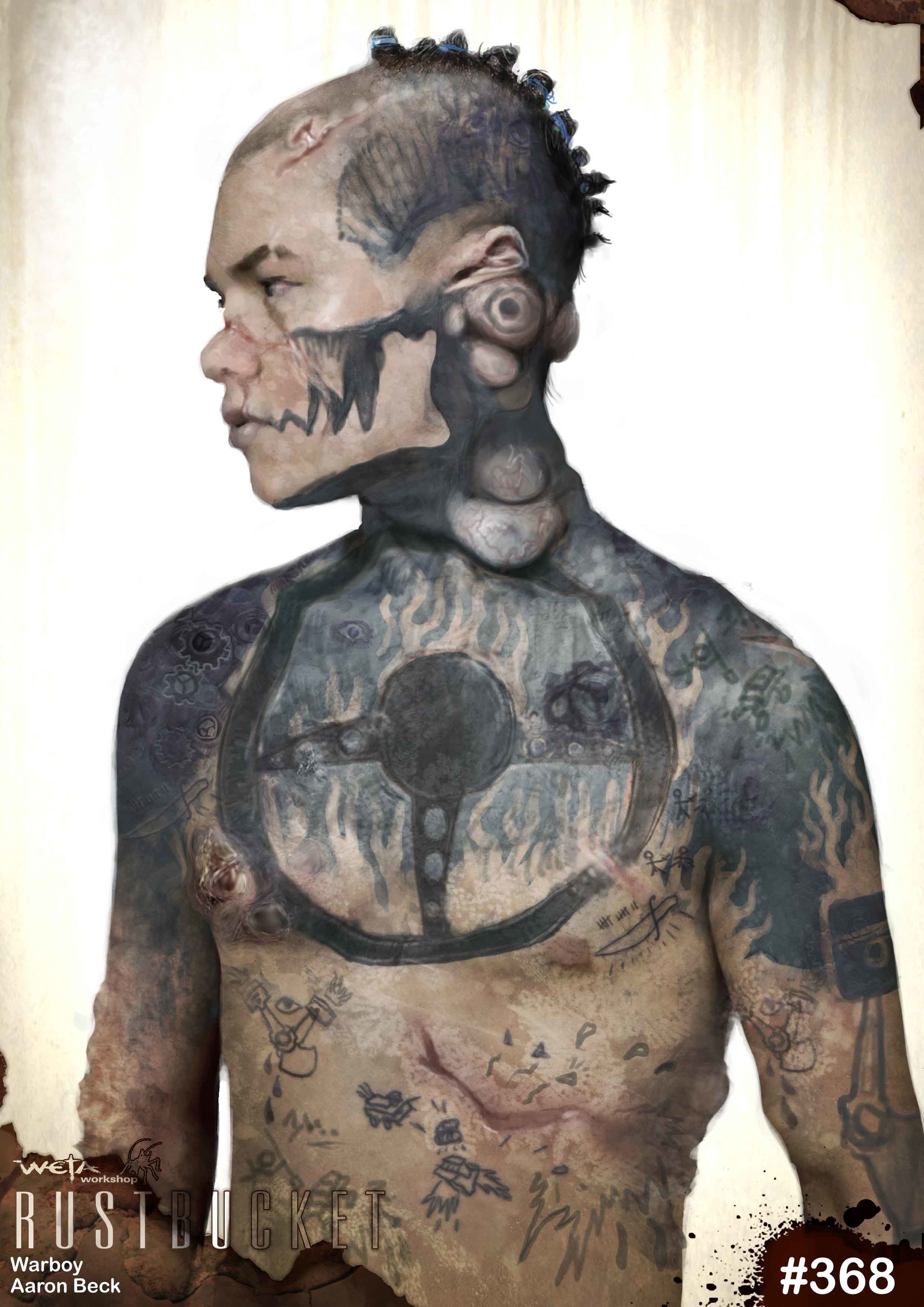 Artstation Mad Max Fury Road War Boys Weta Workshop Design Studio
