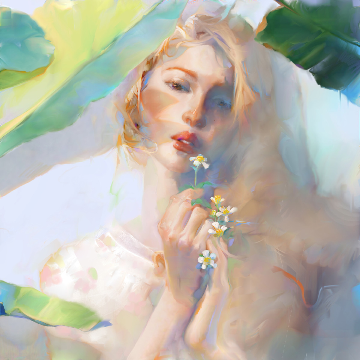 Image Nguyễn Thanh Nhàn image beautiful image beautiful - ArtStation - Bidens pilosa