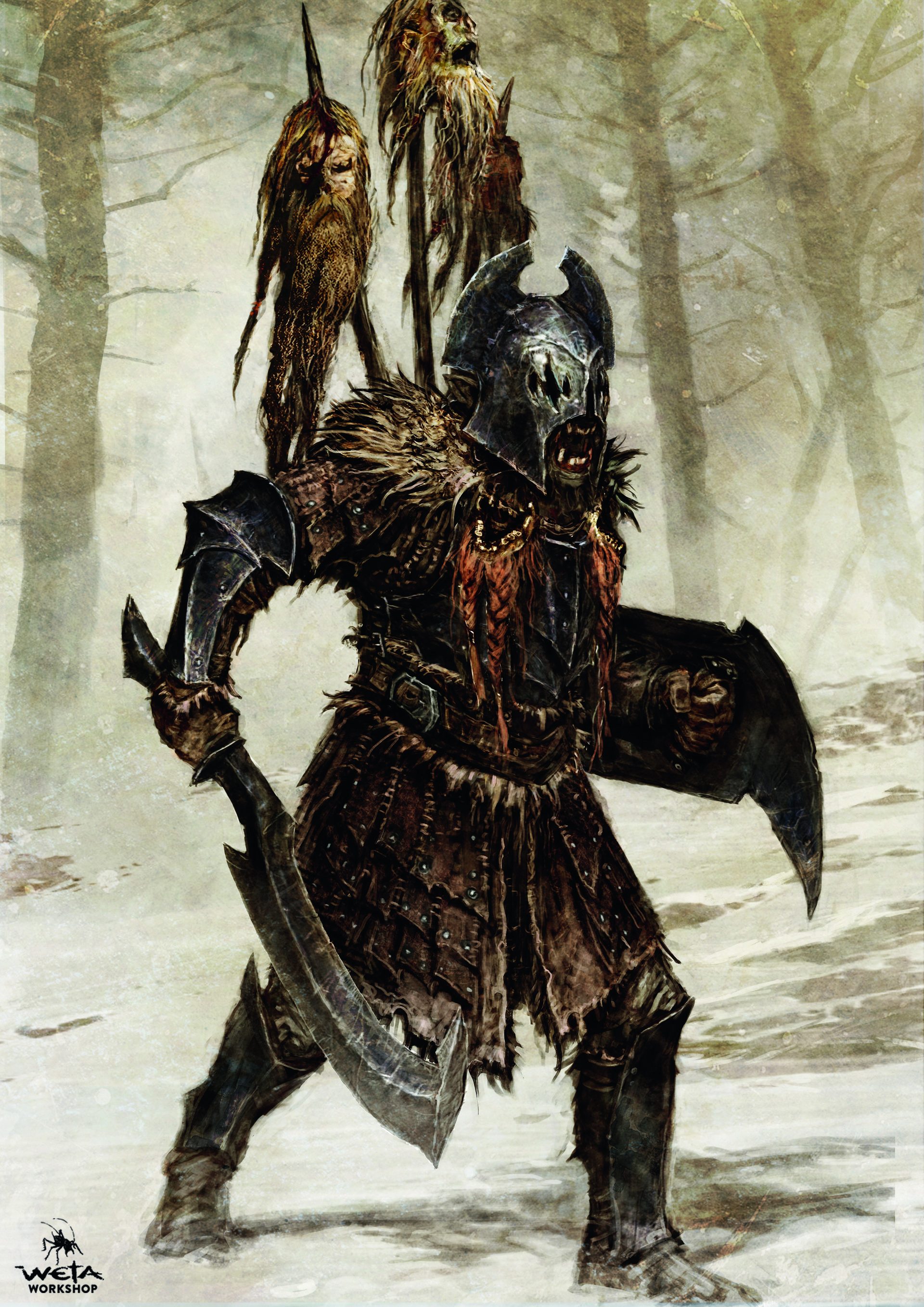 Artstation The Hobbit The Battle Of Five Armies Orcs Weta Workshop Design Studio
