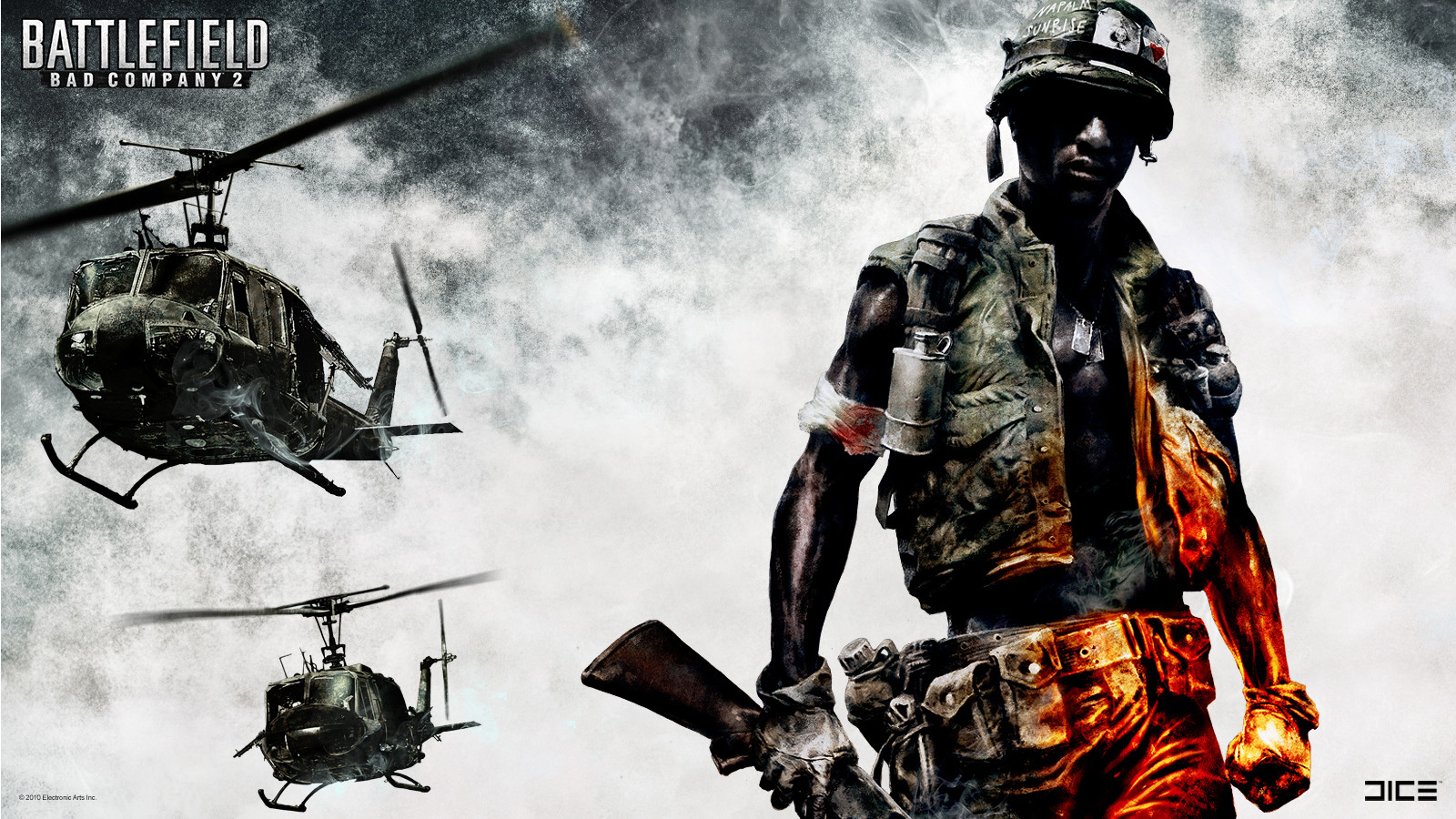 Robert Sammelin Battlefield Bad Company 2 And Bfbc2 Vietnam Key Art And Logo 2010