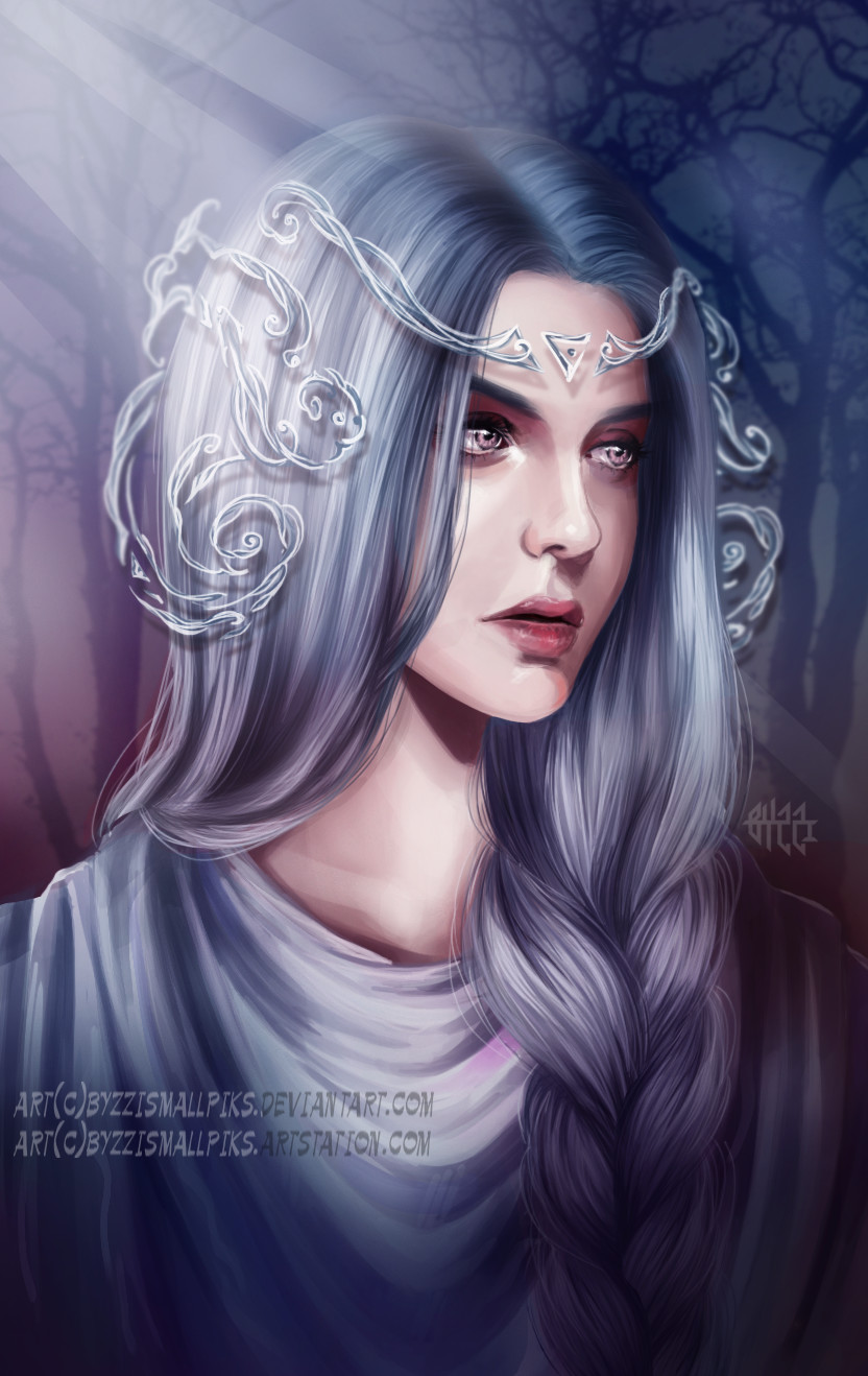 Artstation Fantasy Girl Byzzi Smallpiks
