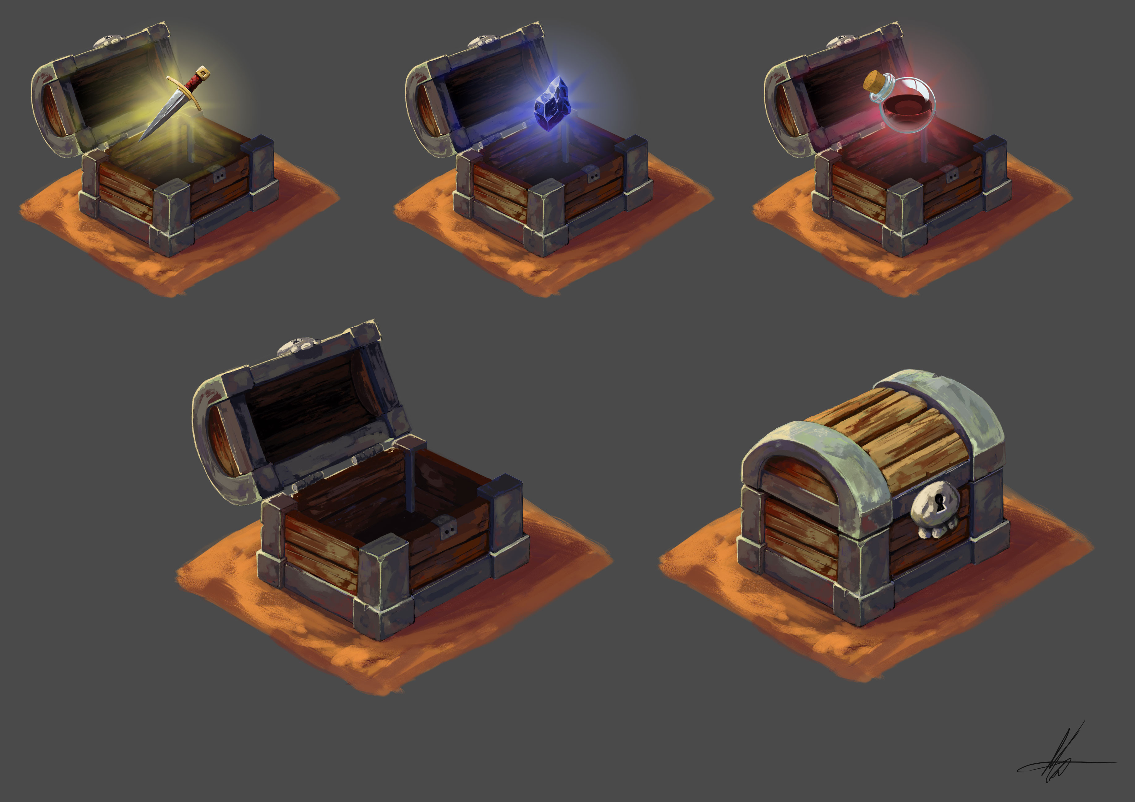 Loot Chest with Loot