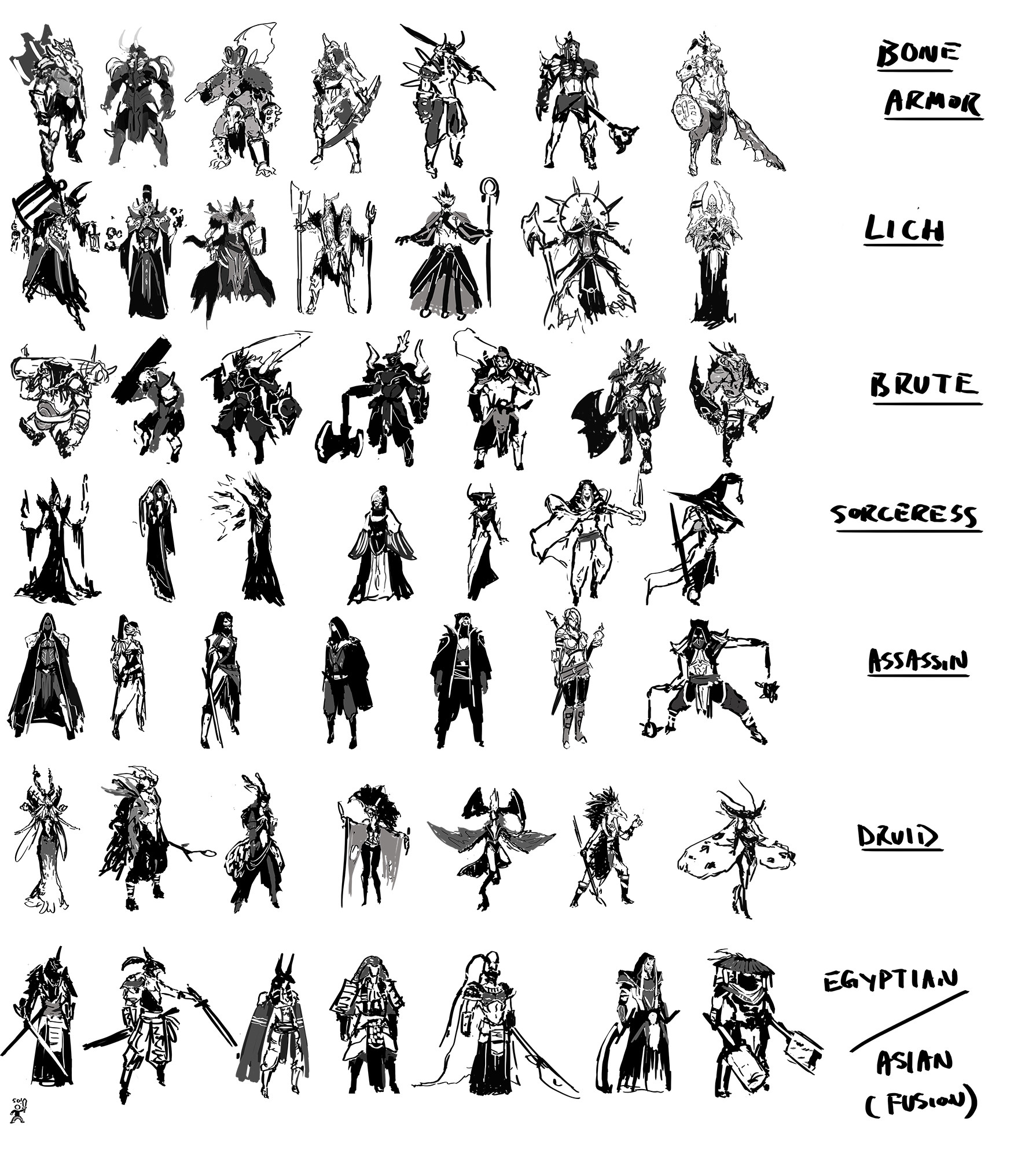 Jeff Chen - Bone Armor Character Concept
