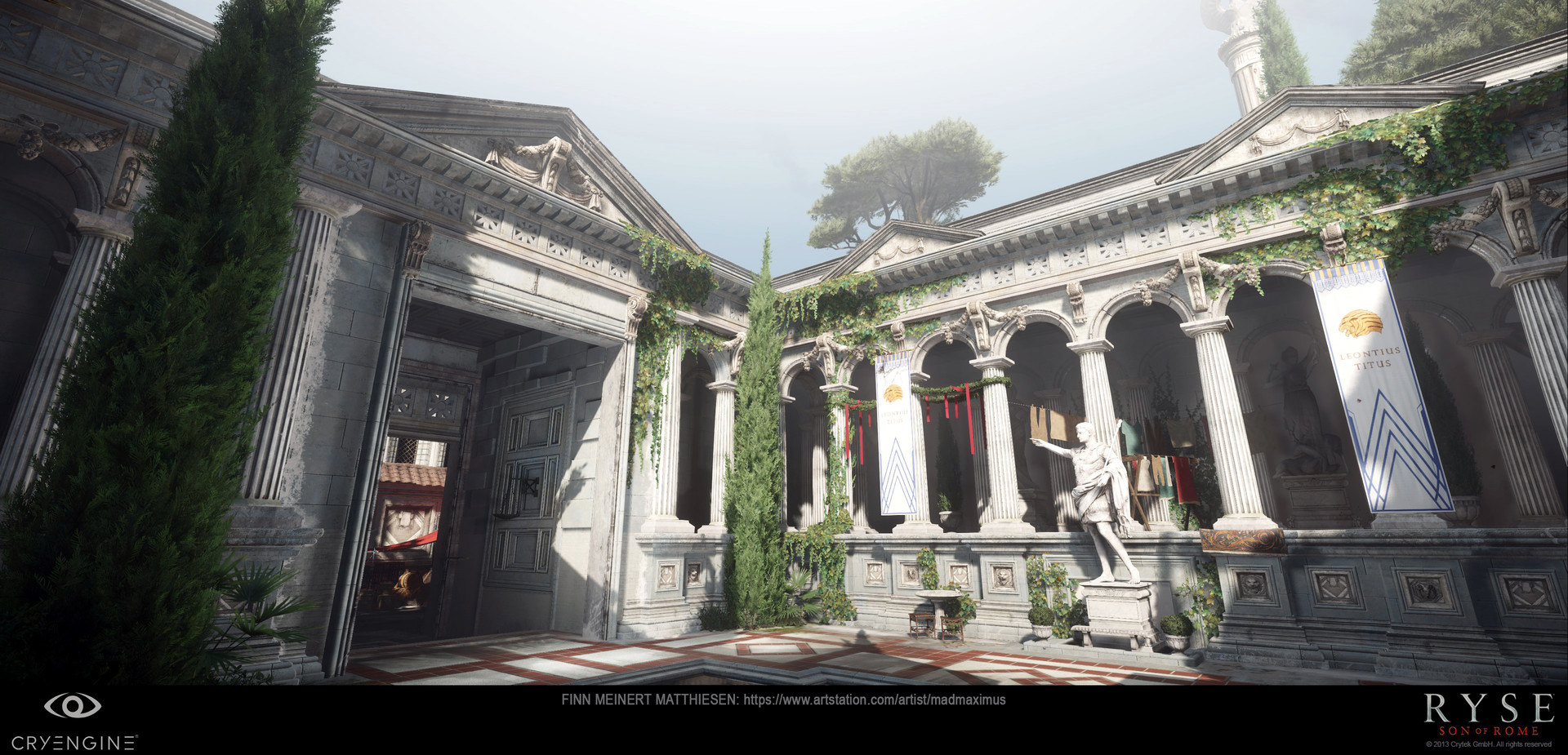 Artstation Ryse Son Of Rome Forum Level Villa