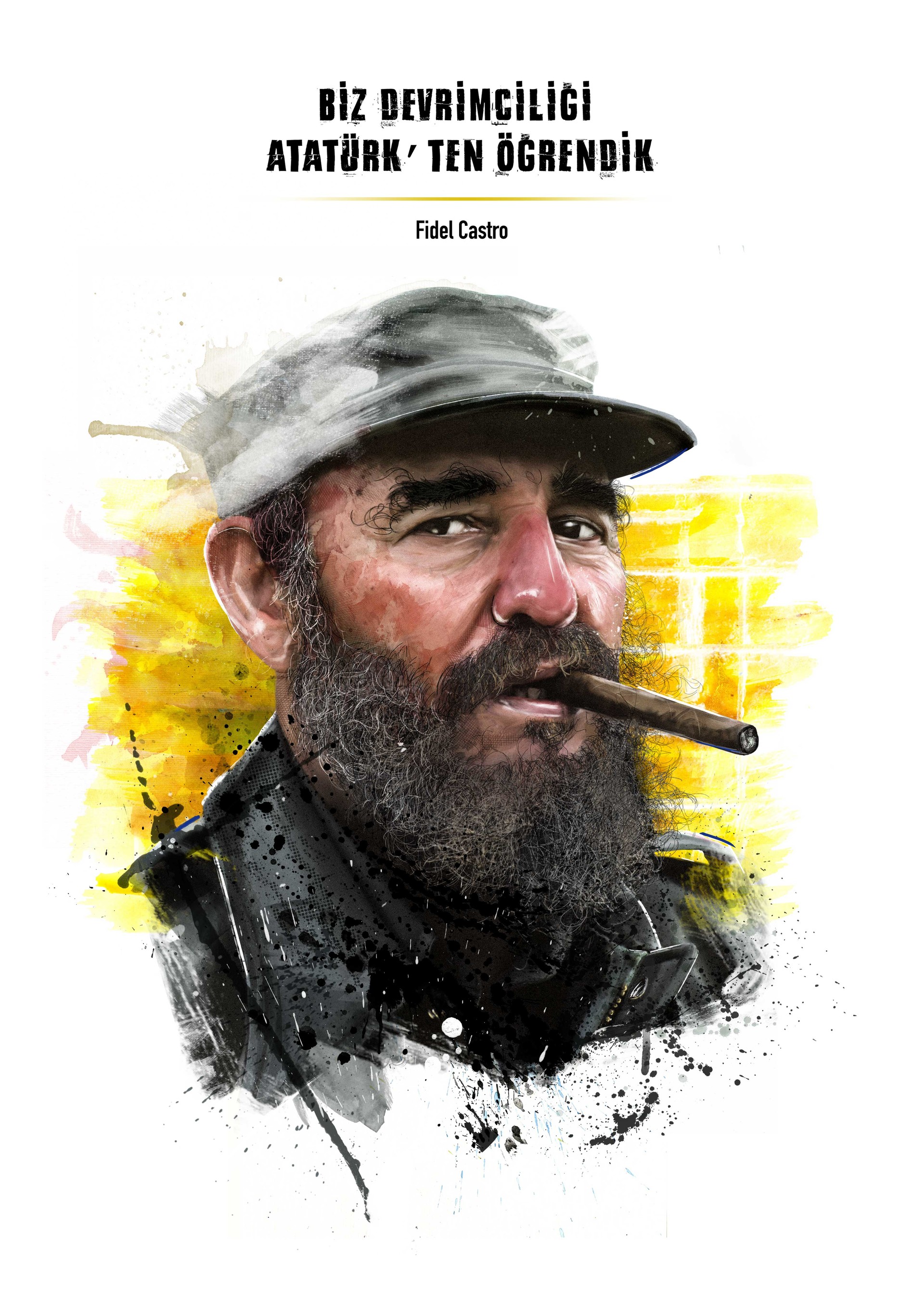 Artstation Fidel Castro Ali Dogan Arslan