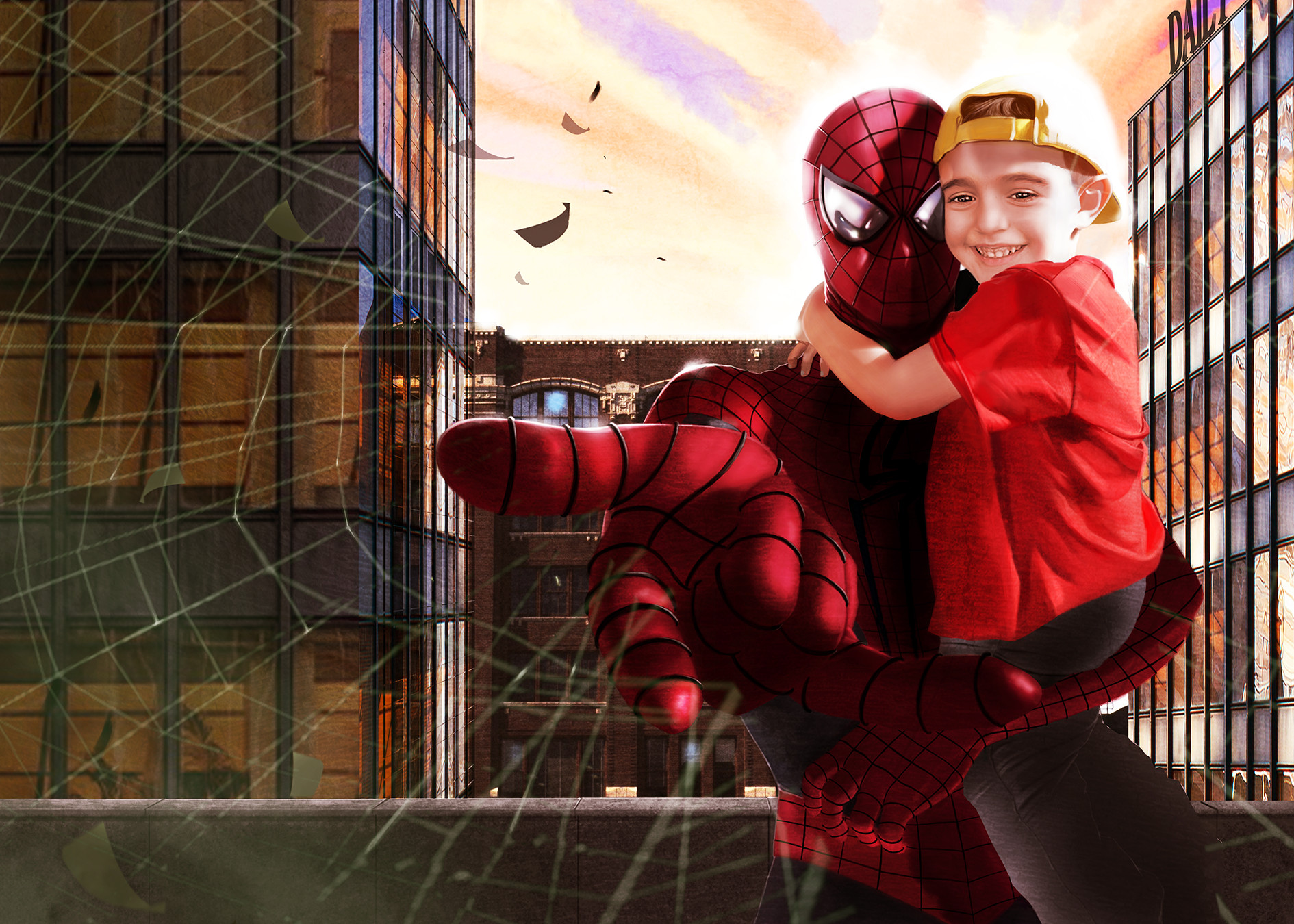 How to dress up as Spider-Man for boys