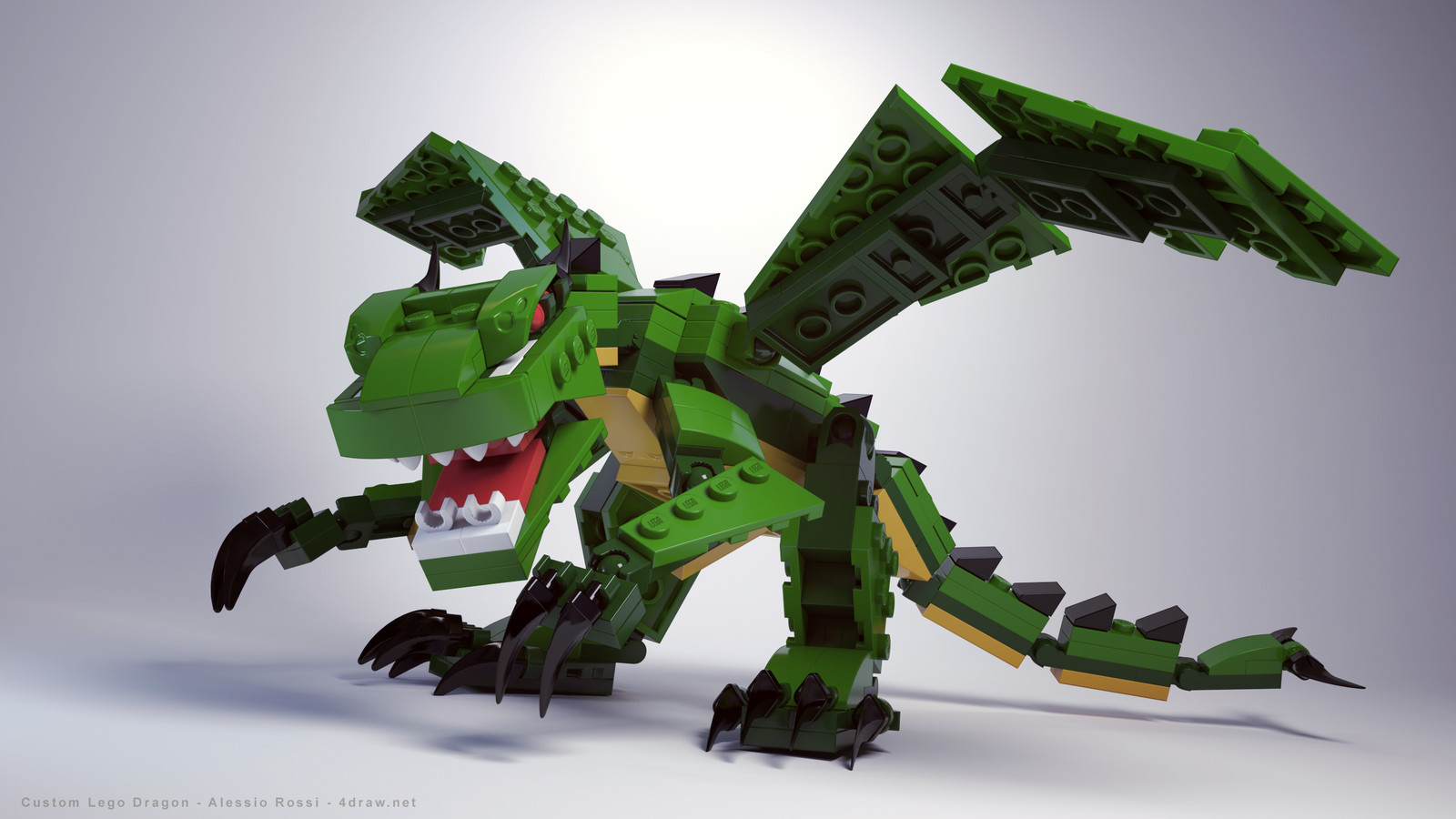 ArtStation - Lego Dragon, Alessio Rossi