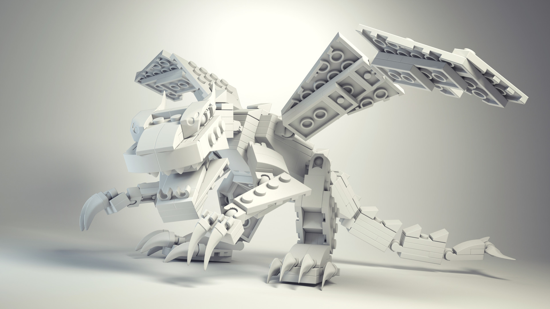 lego dragon robot