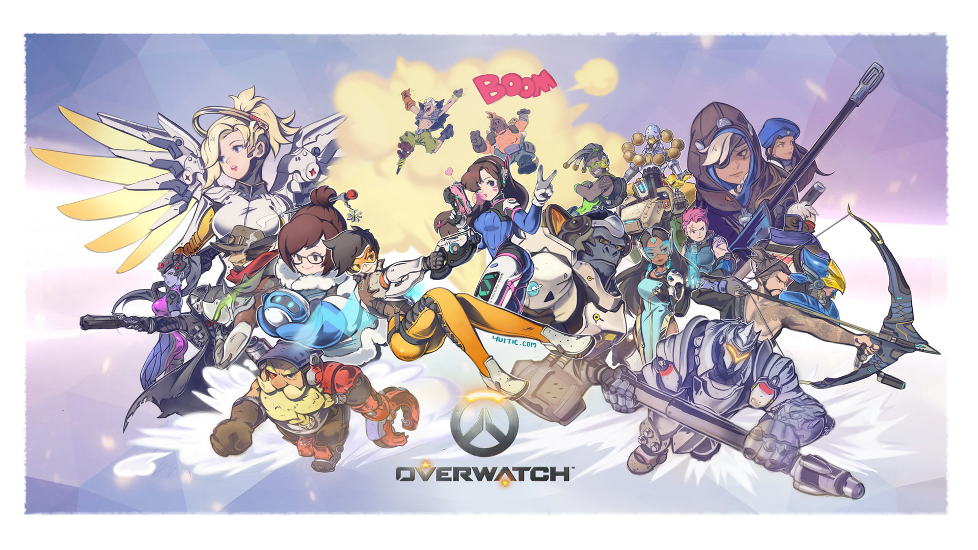 Artstation Overwatch Fanart Color Ver Yui