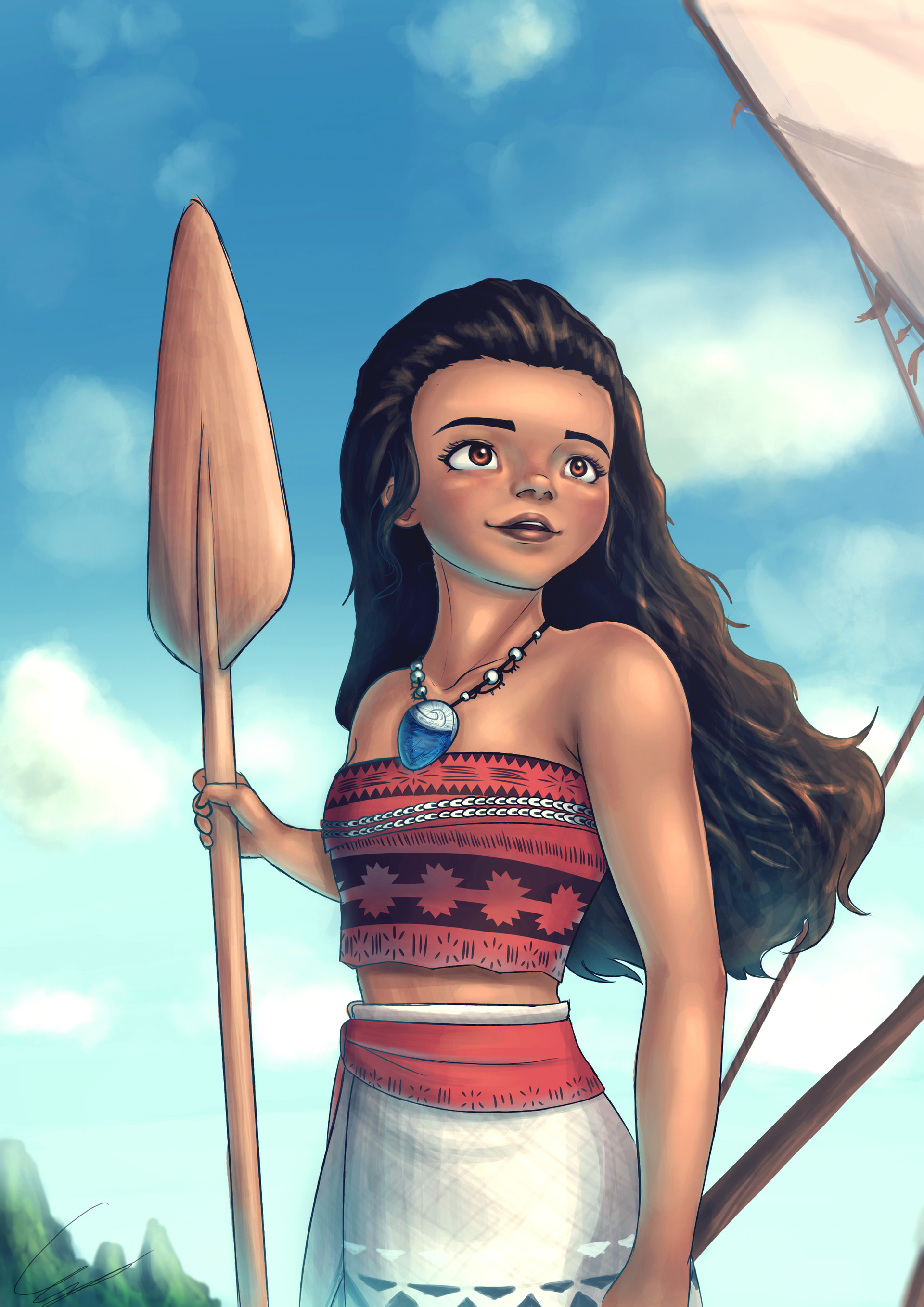 Artstation Moana