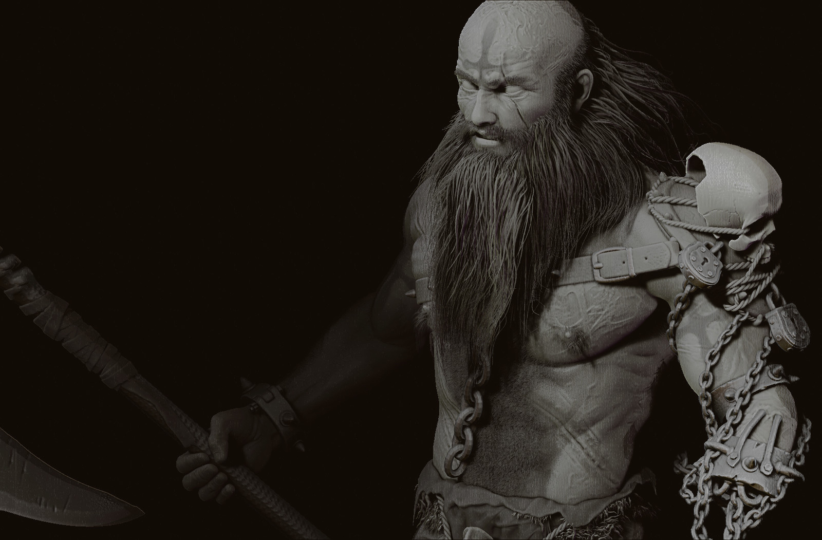 artstation slave warrior fedor losev