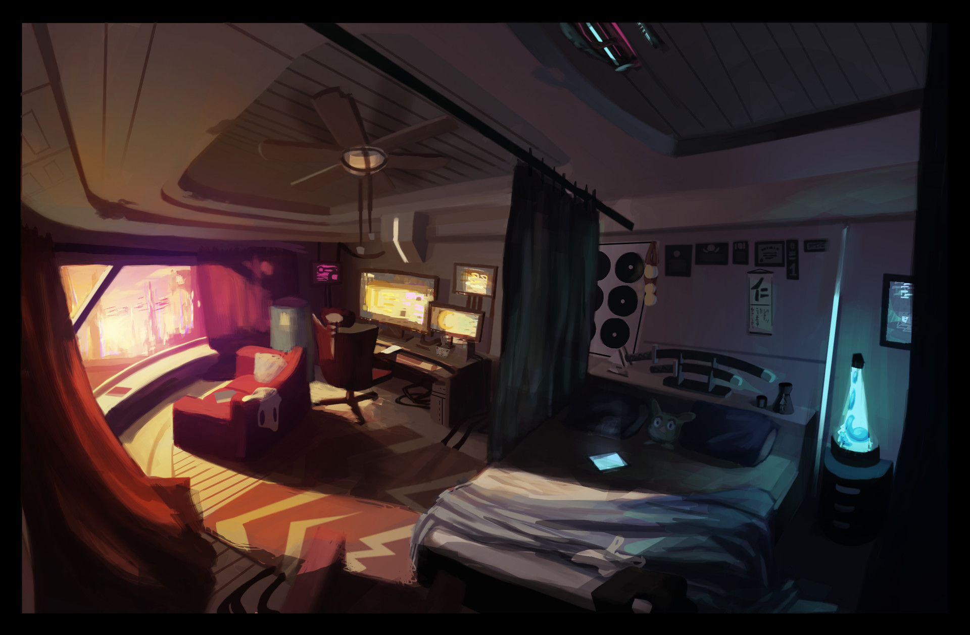Artstation Elena S Bedroom Ryan James See more ideas about cyberpunk aesthetic, cyberpunk, cyberpunk art. artstation elena s bedroom ryan james