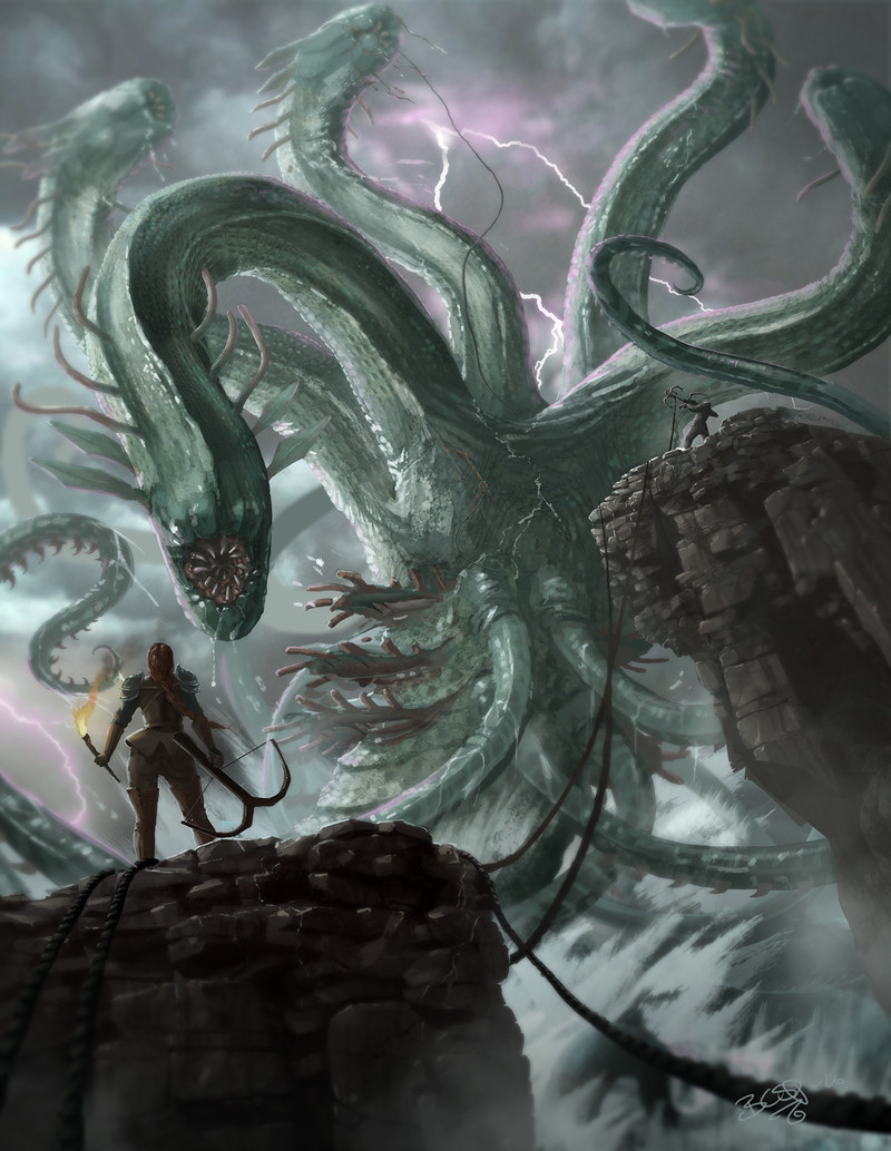 Artstation To Kill A Hydra Bidda C S Poulsen