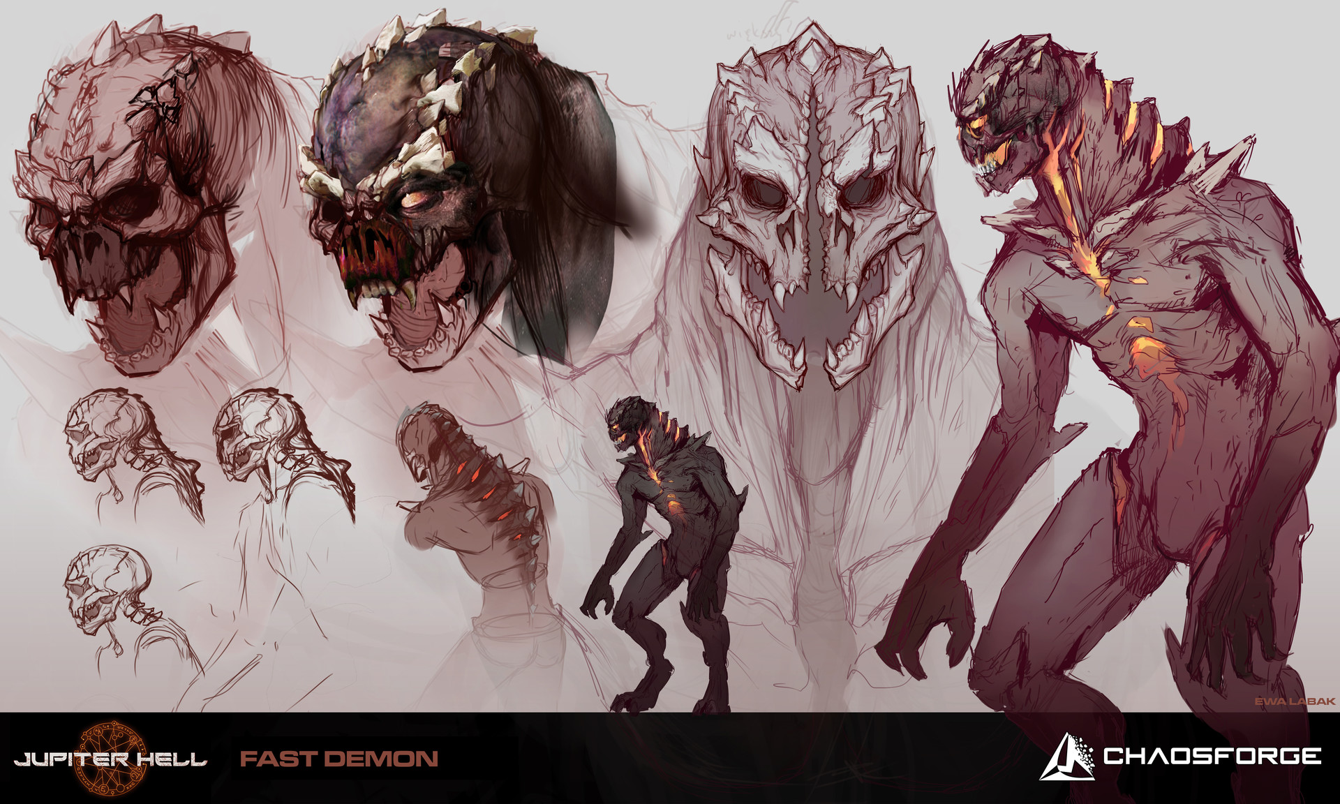 Jupiter Hell - Fast demon concept art.