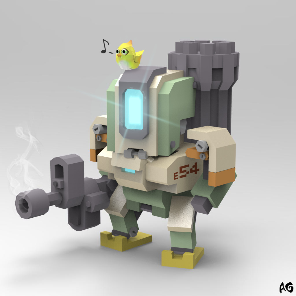 Overwatch Fanart Bastion Albertus Ag Agung Bastion Super Deformed Overwatch Fan Art bastion super deformed overwatch fan