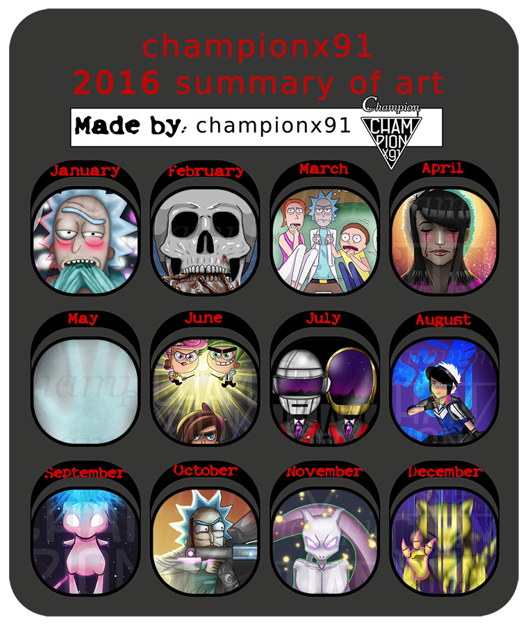 Artstation 2016 Summary Of Art By Me Meme Championx91