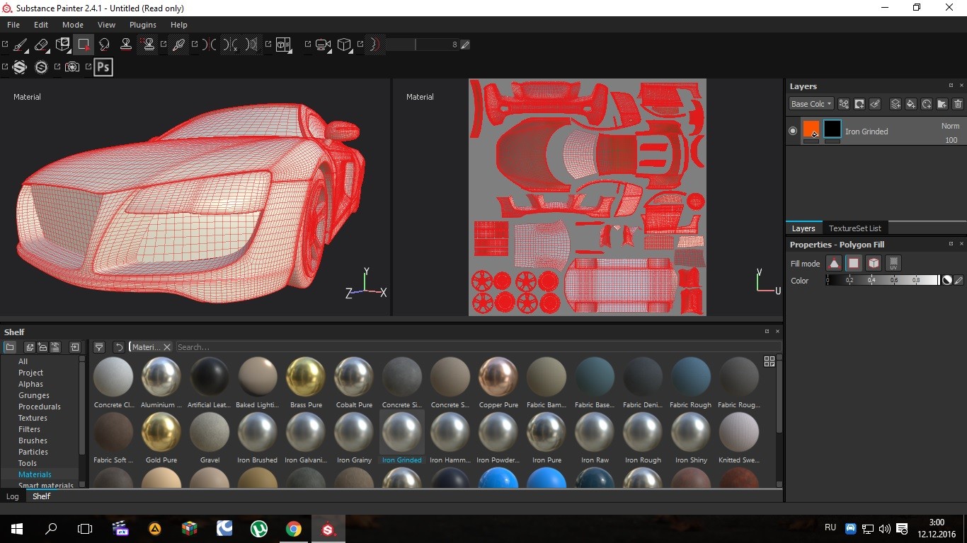 Substance painter кисть не рисует