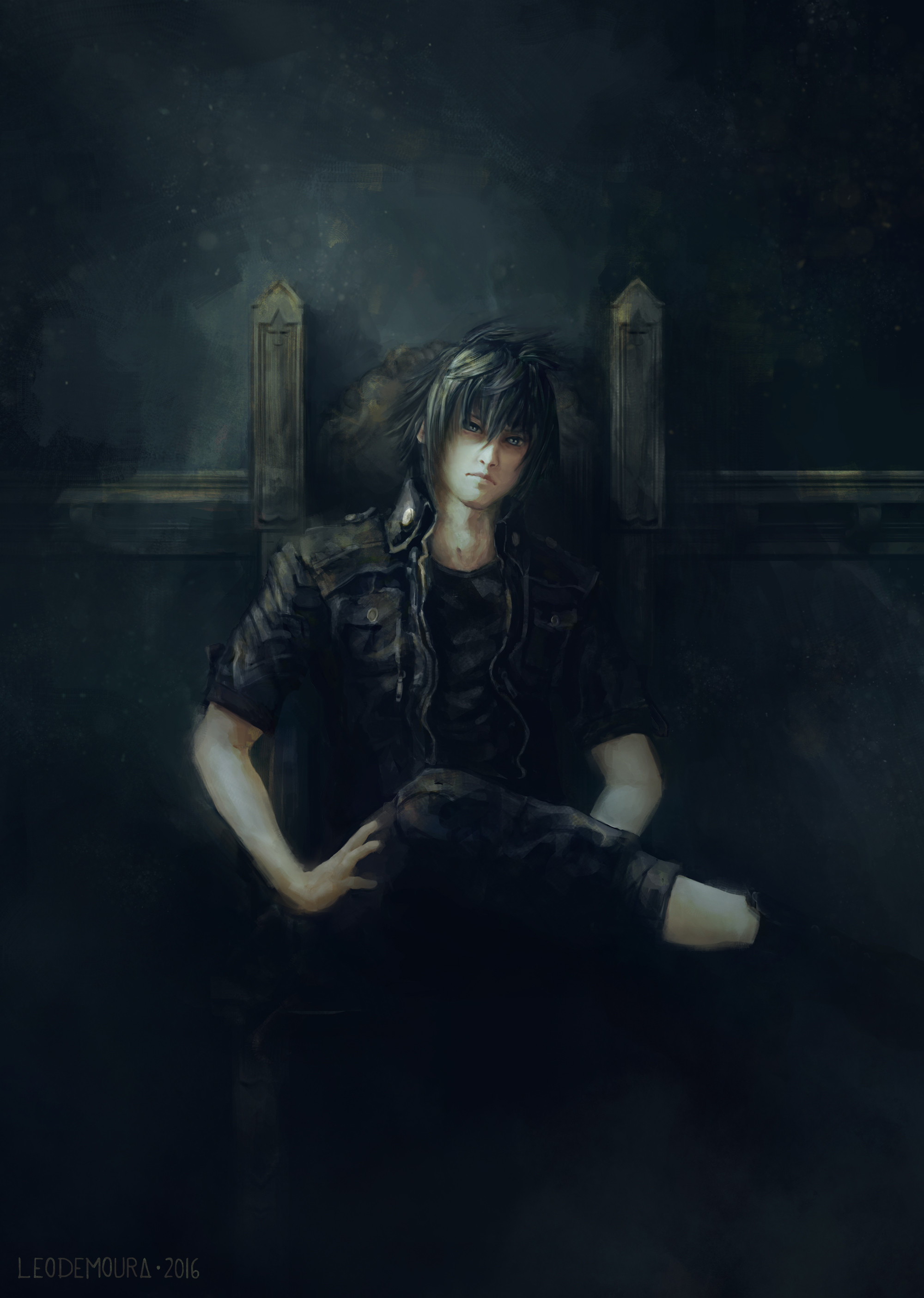 Artstation Fanart Noctis Final Fantasy Xv Leo De Moura