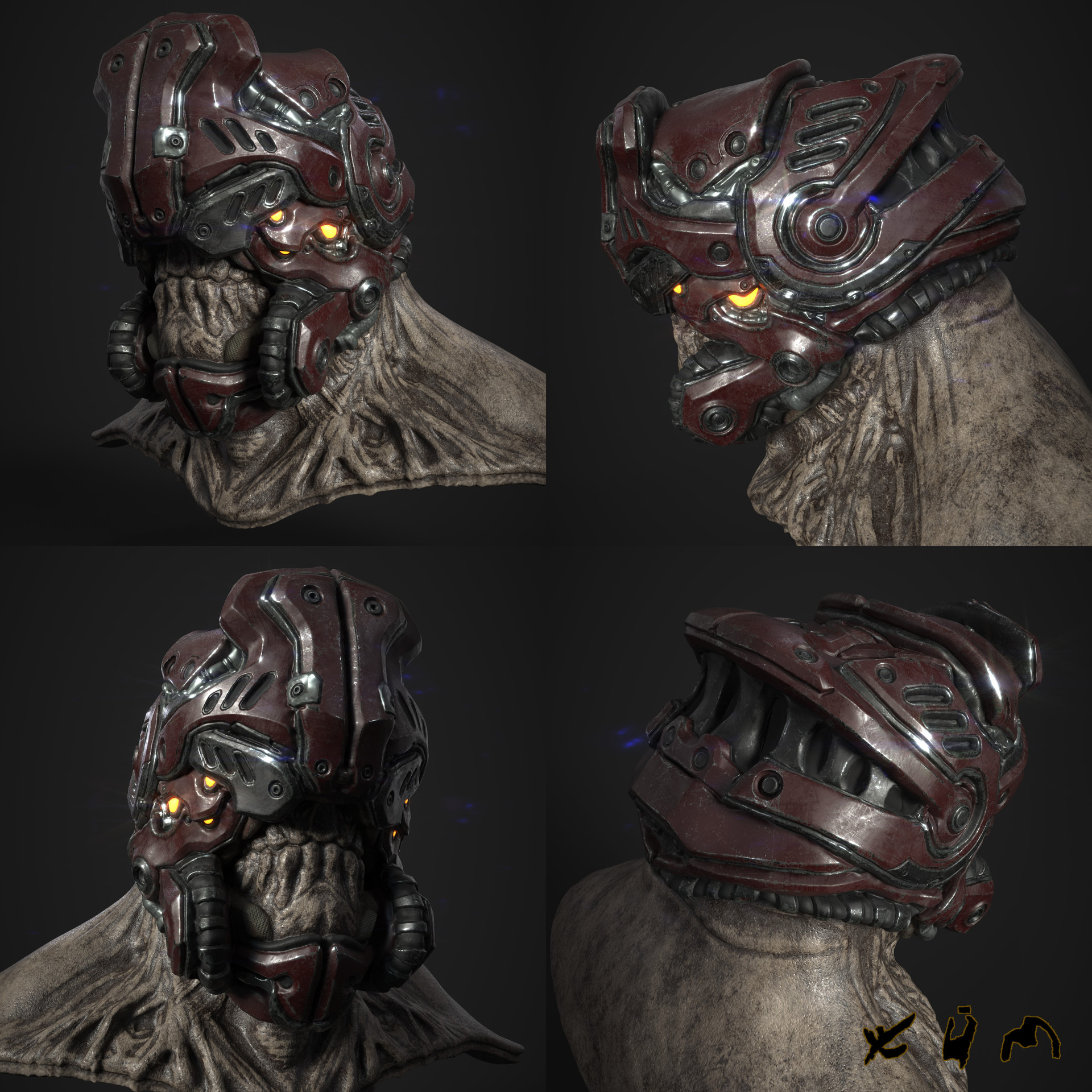Artstation Syn Helmet Derek Carter
