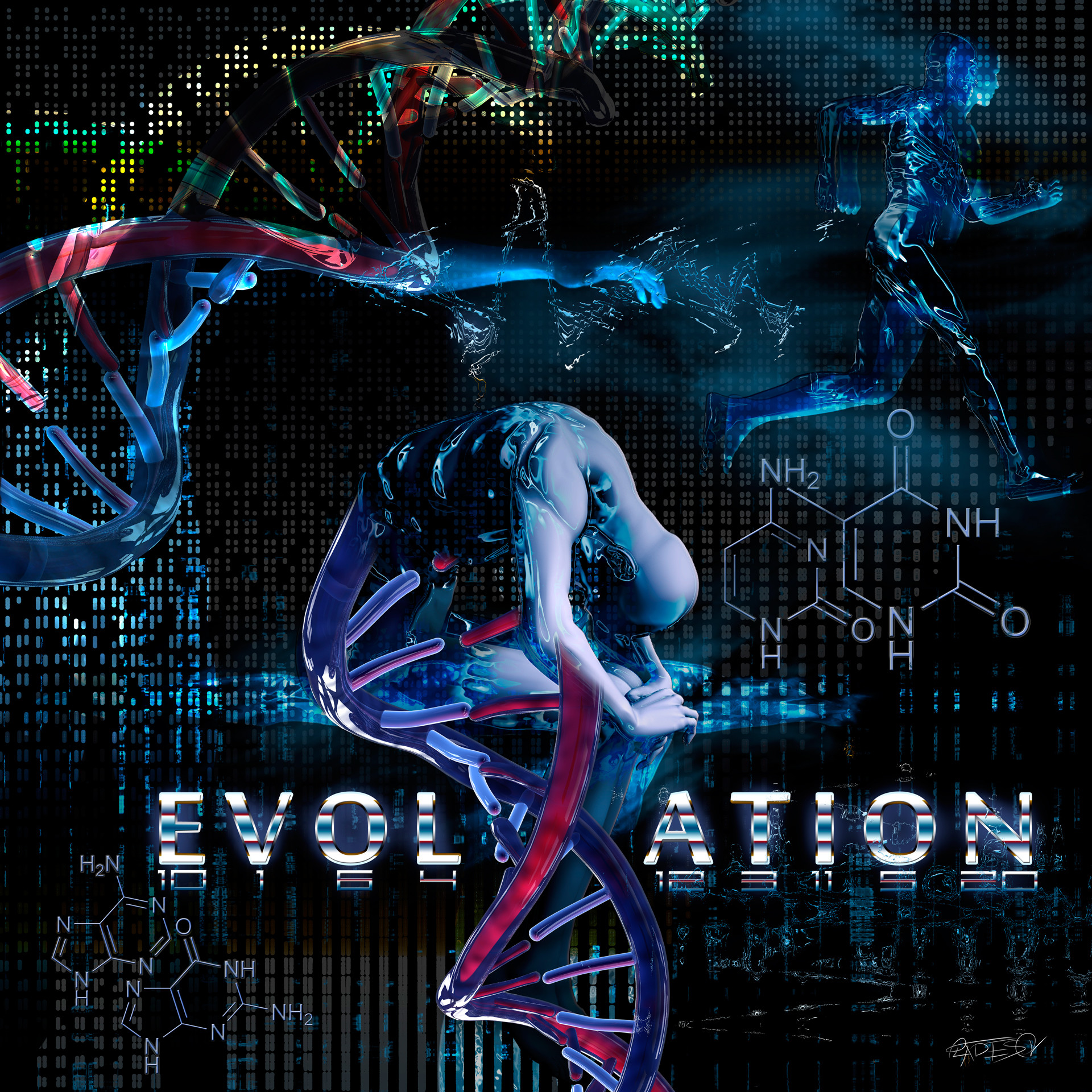 Artstation The Evolution 3d 2d Pladesov Art