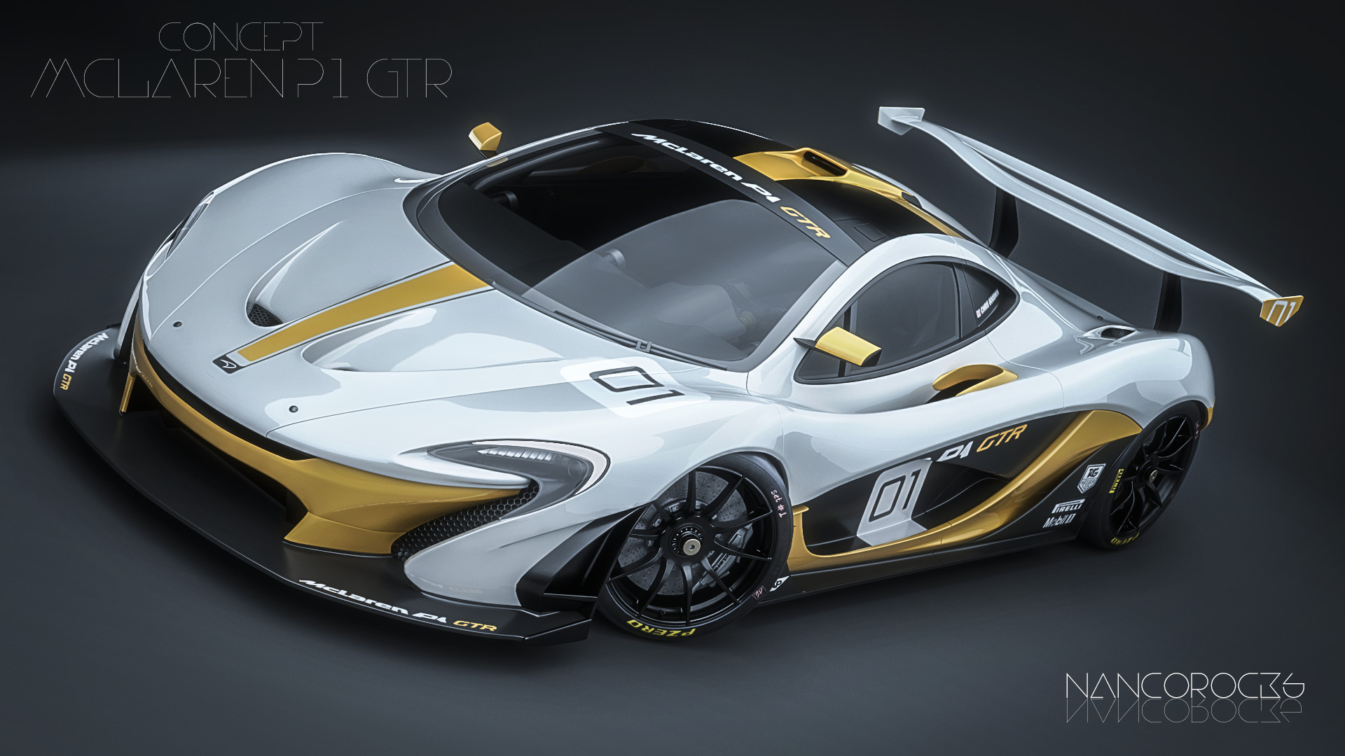 Artstation Mclaren P1 Gtr Concept Zoki Nanco Nancorocks