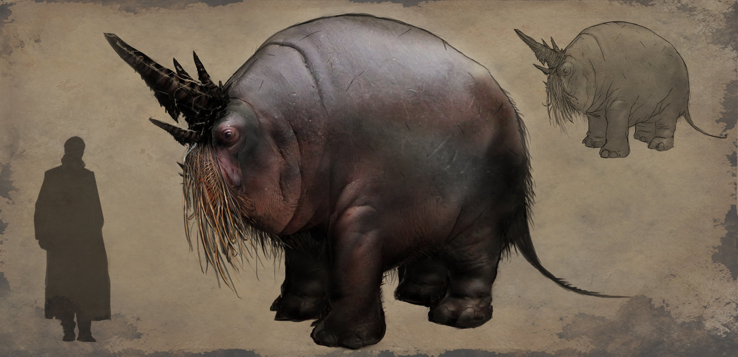 Носорог фантастические твари