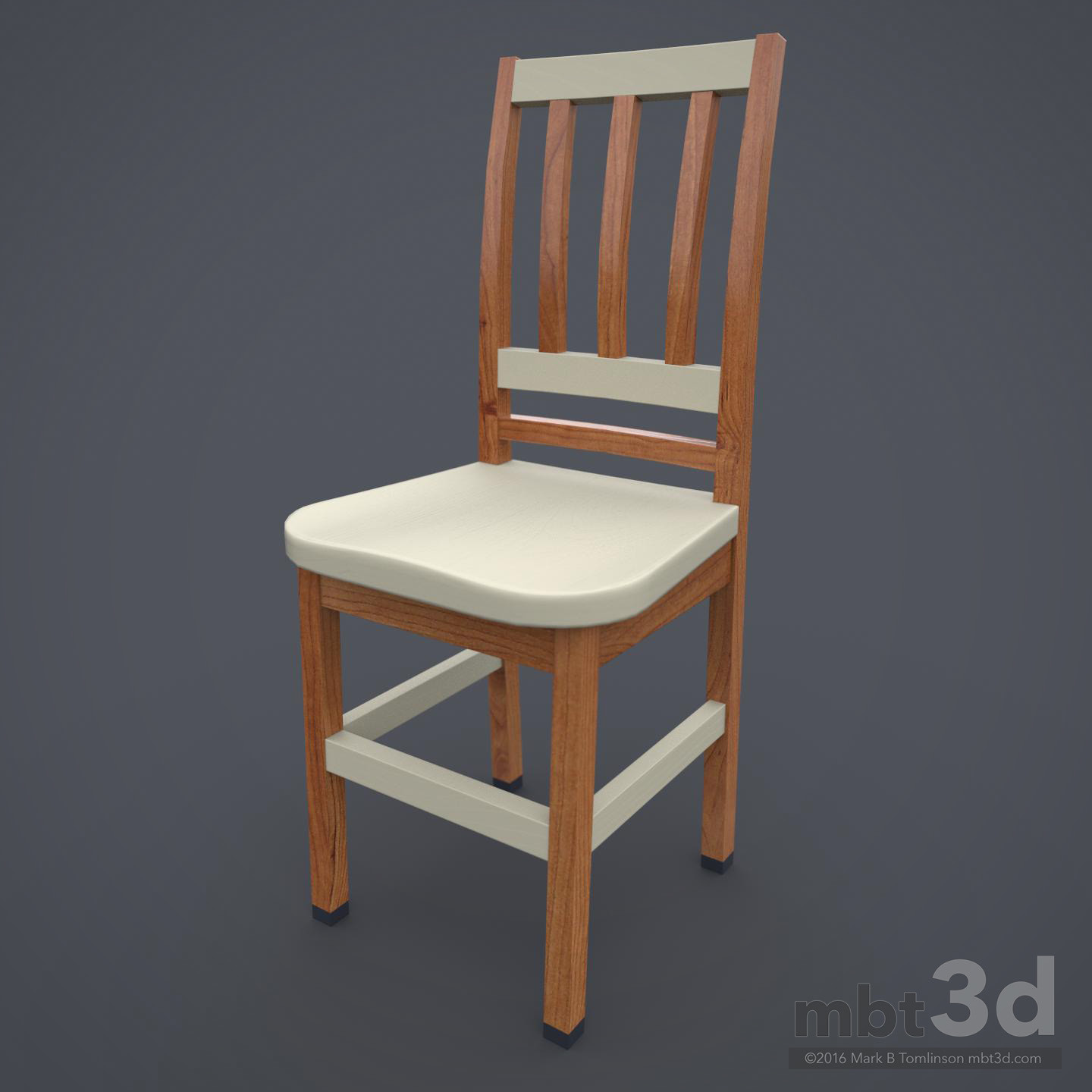 Wooden Chair Cream