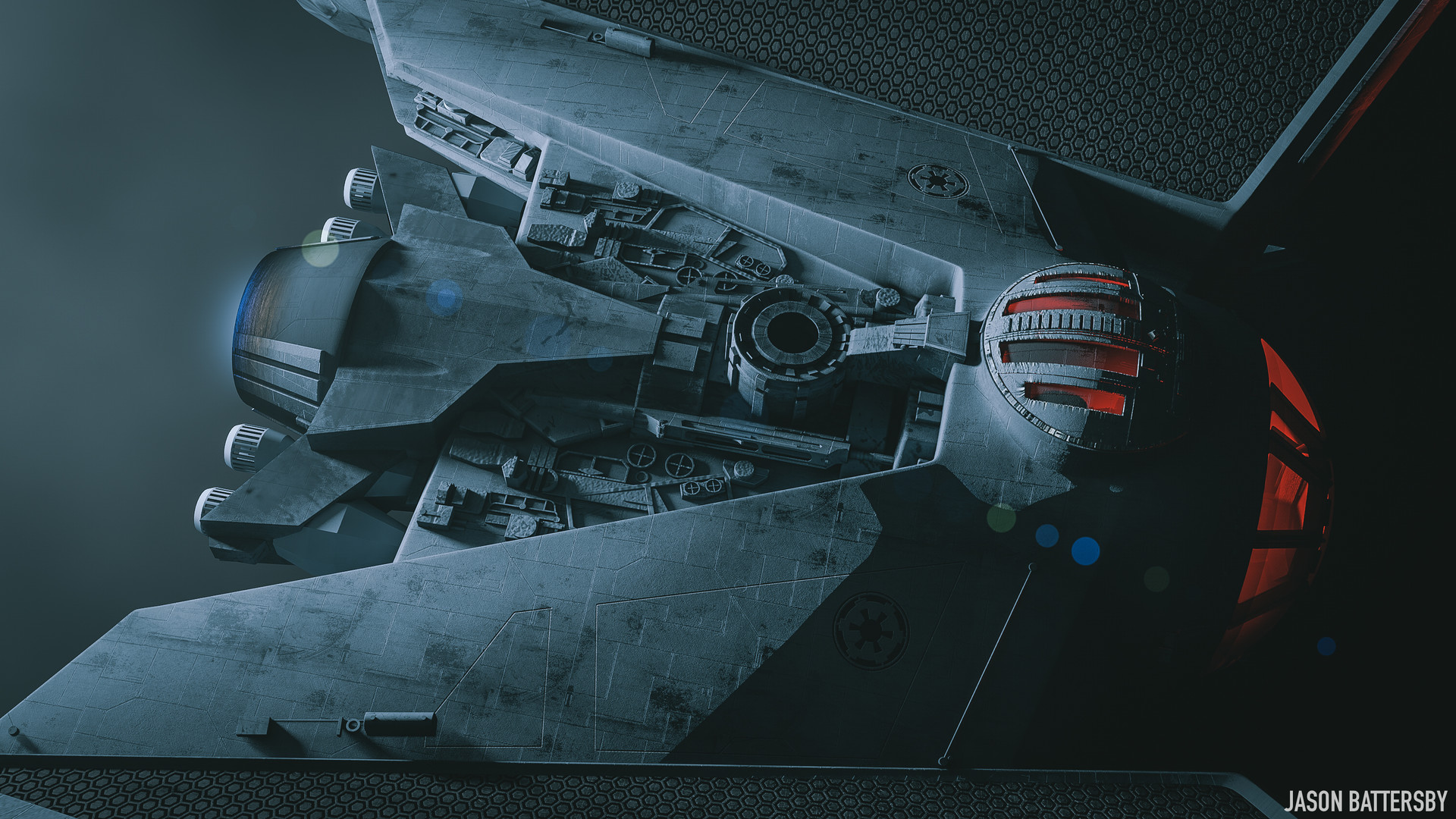 Artstation Tie X Tie Fighter Design Study 2016 Jason