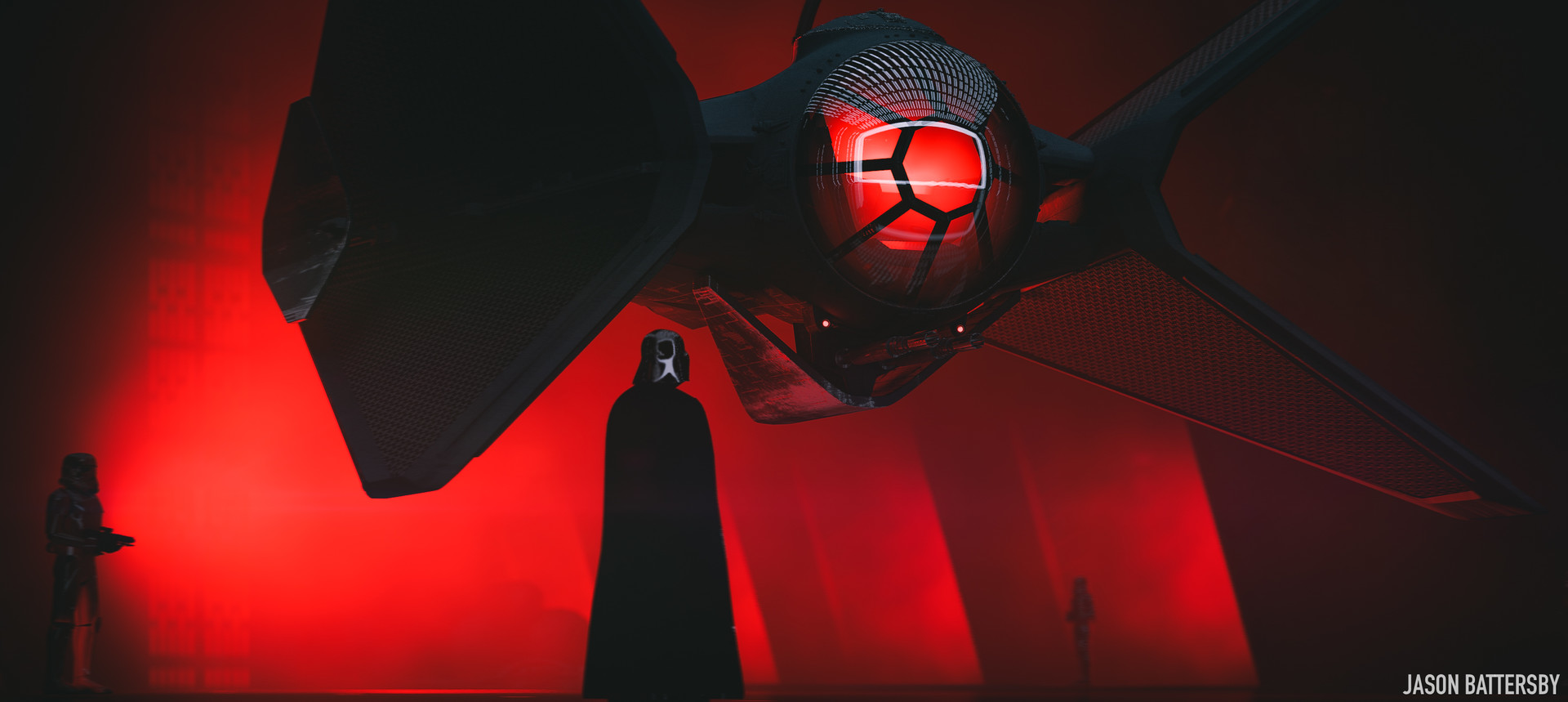 Star Wars Darth Vader Red Tie