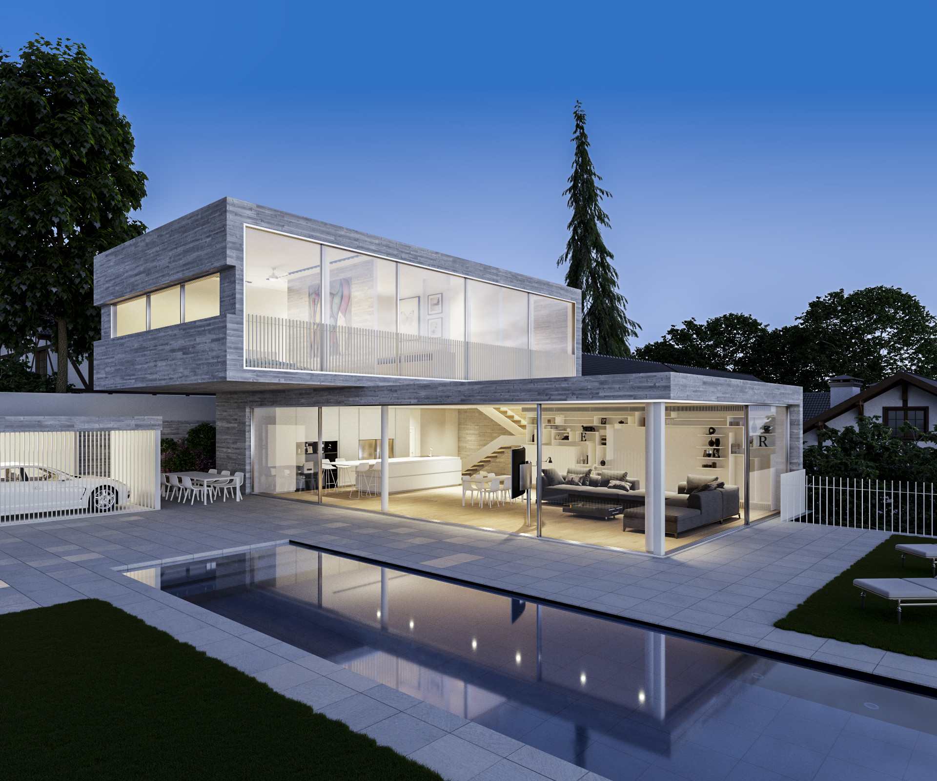 ArtStation - The house in the style of Constructivism, Dmitry Smirnov