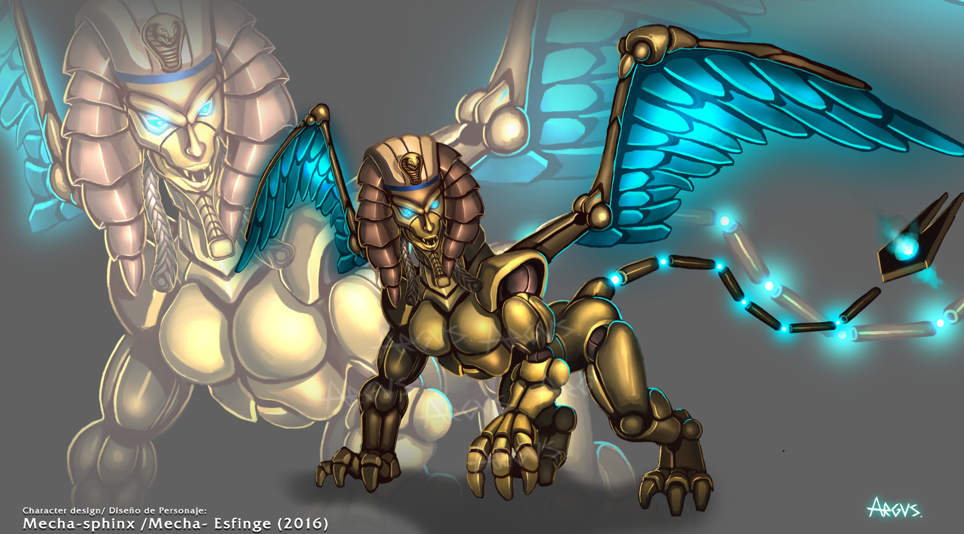 ArtStation MechaSphinx Concept Art