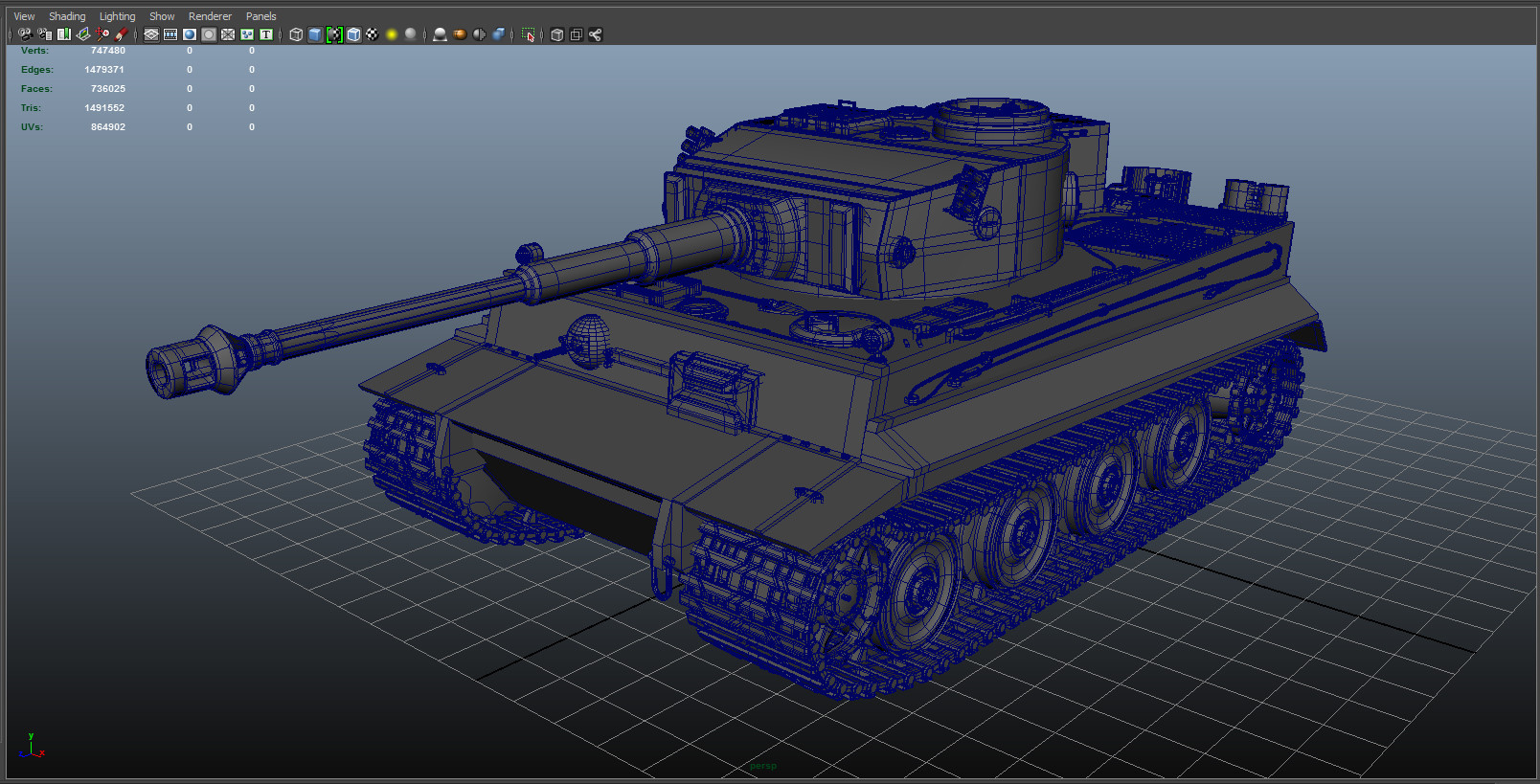Artstation Henschel Tiger Tank Factory Wu Gene Hong