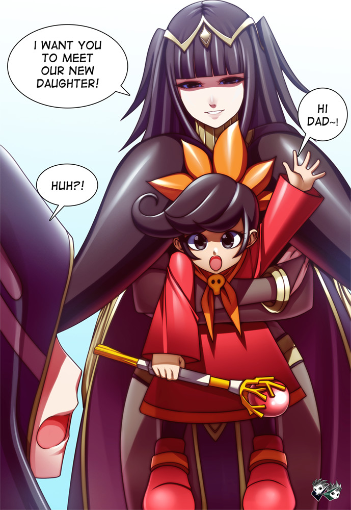 "I want you to meet our new daughter~!" Tharja/Sallya int...