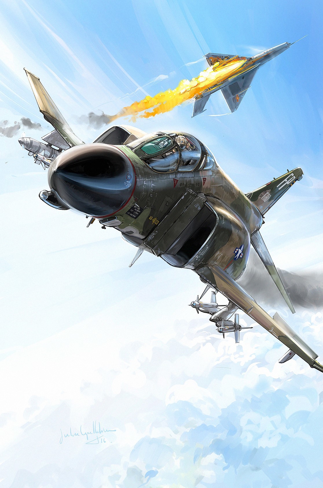 ArtStation - F-4C Phantom II Bolo 1967