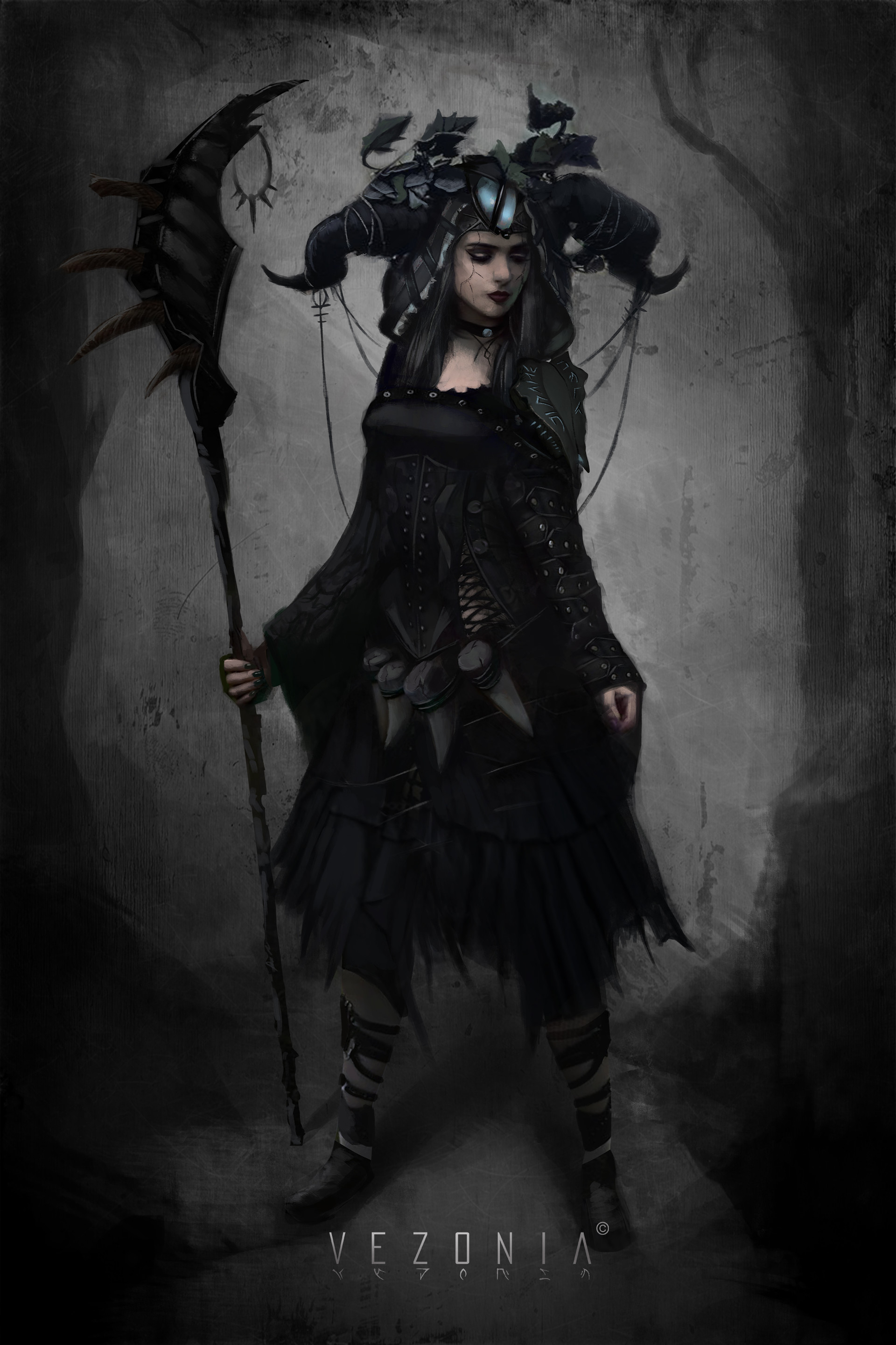Artstation Forest Witch Vezonia Lithium