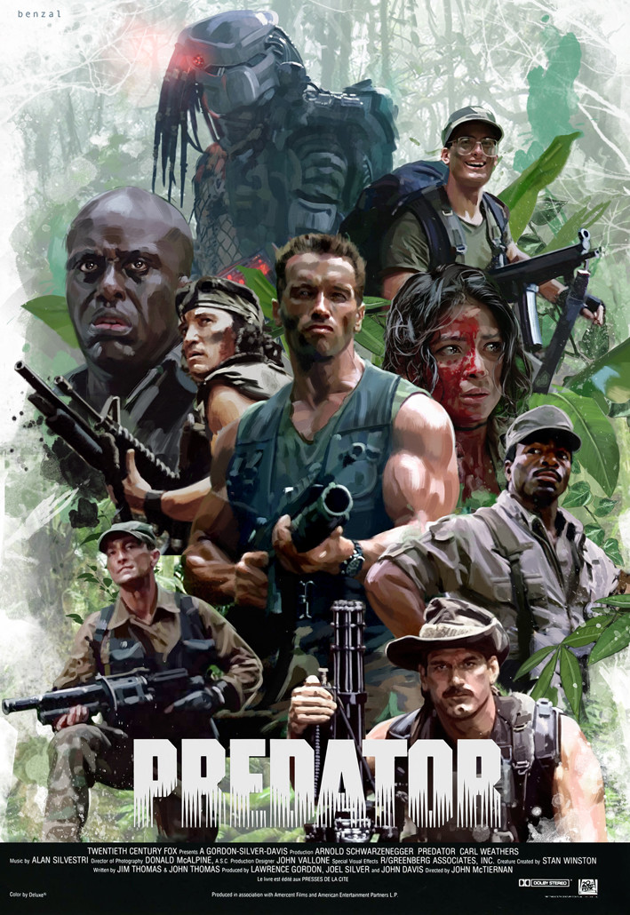 ArtStation - PREDATOR Poster a Version, David Benzal
