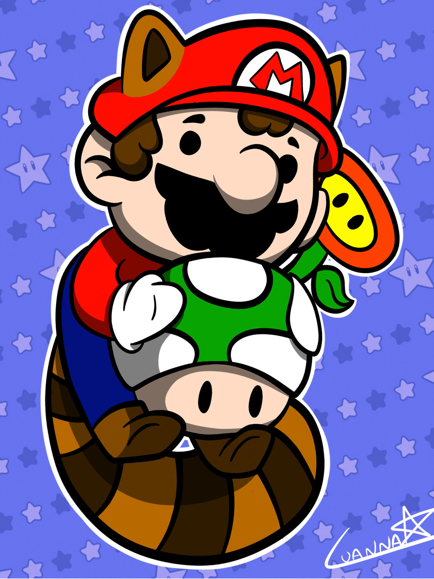 ArtStation - Super Tanooki Mario