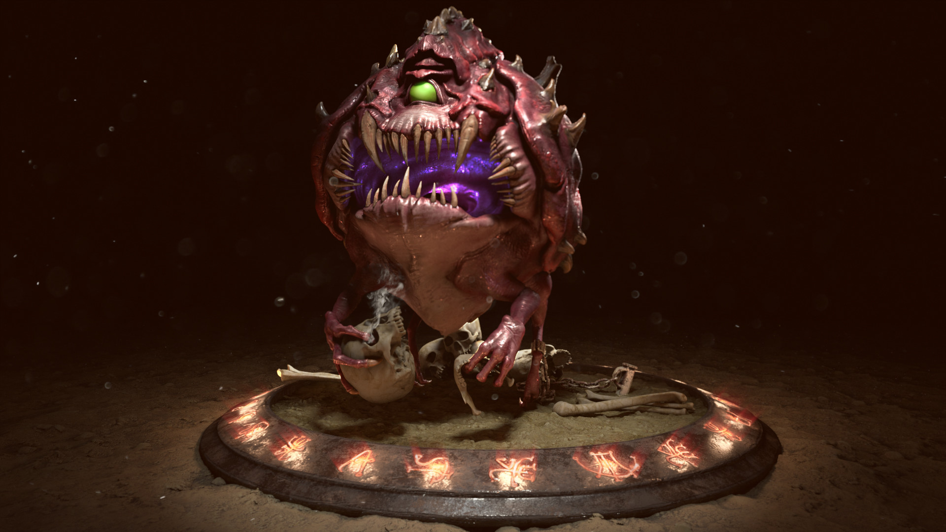 ArtStation - Cacodemon , Milos Manojlovic