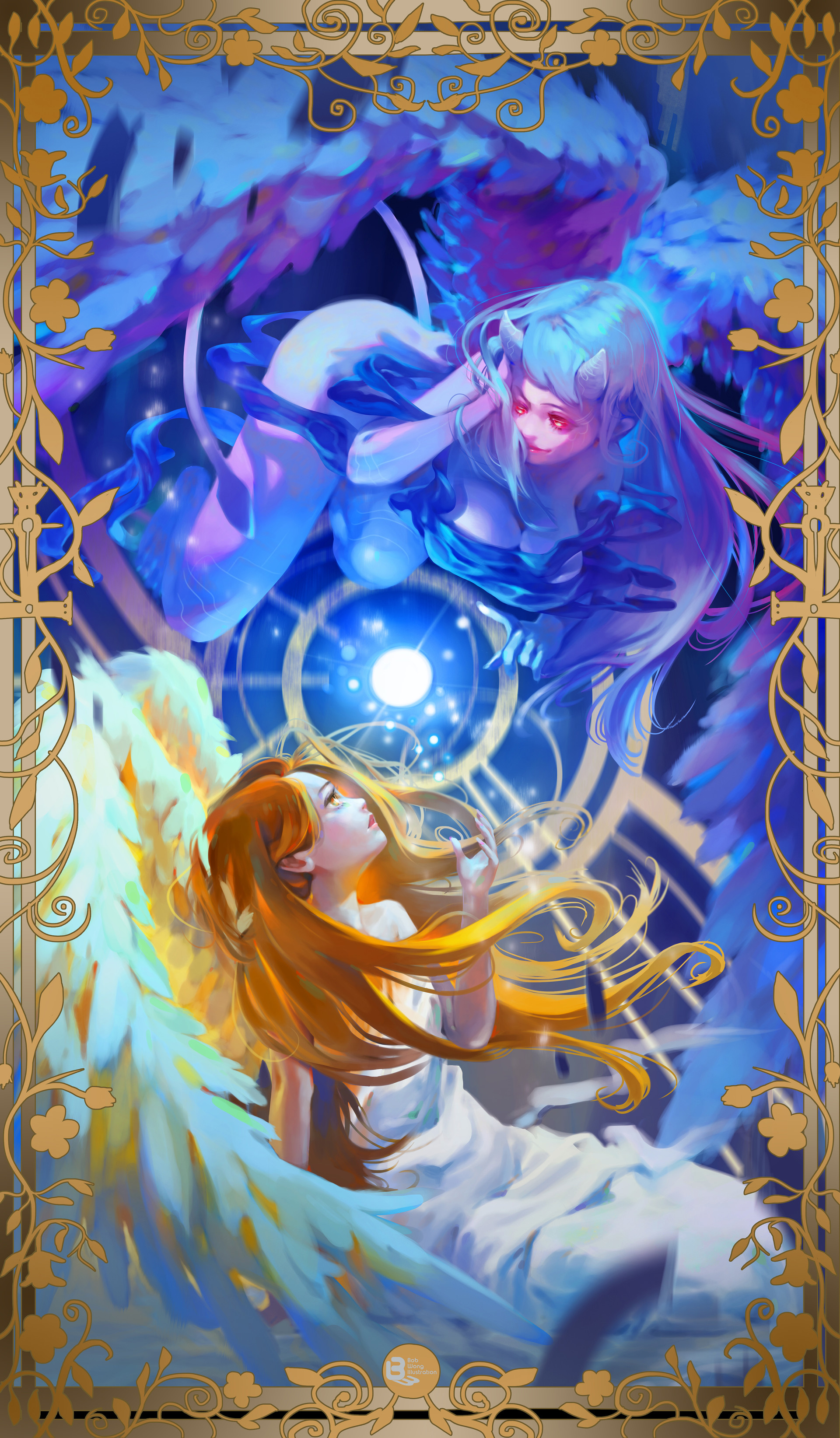 artstation-angel-and-devil